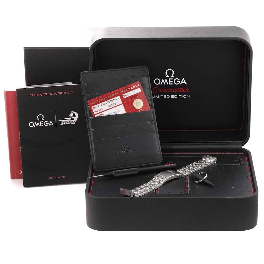 Omega Seamaster Diver ETNZ Limited Edition Watch 212.32.44.50.01.001 Box Card 3