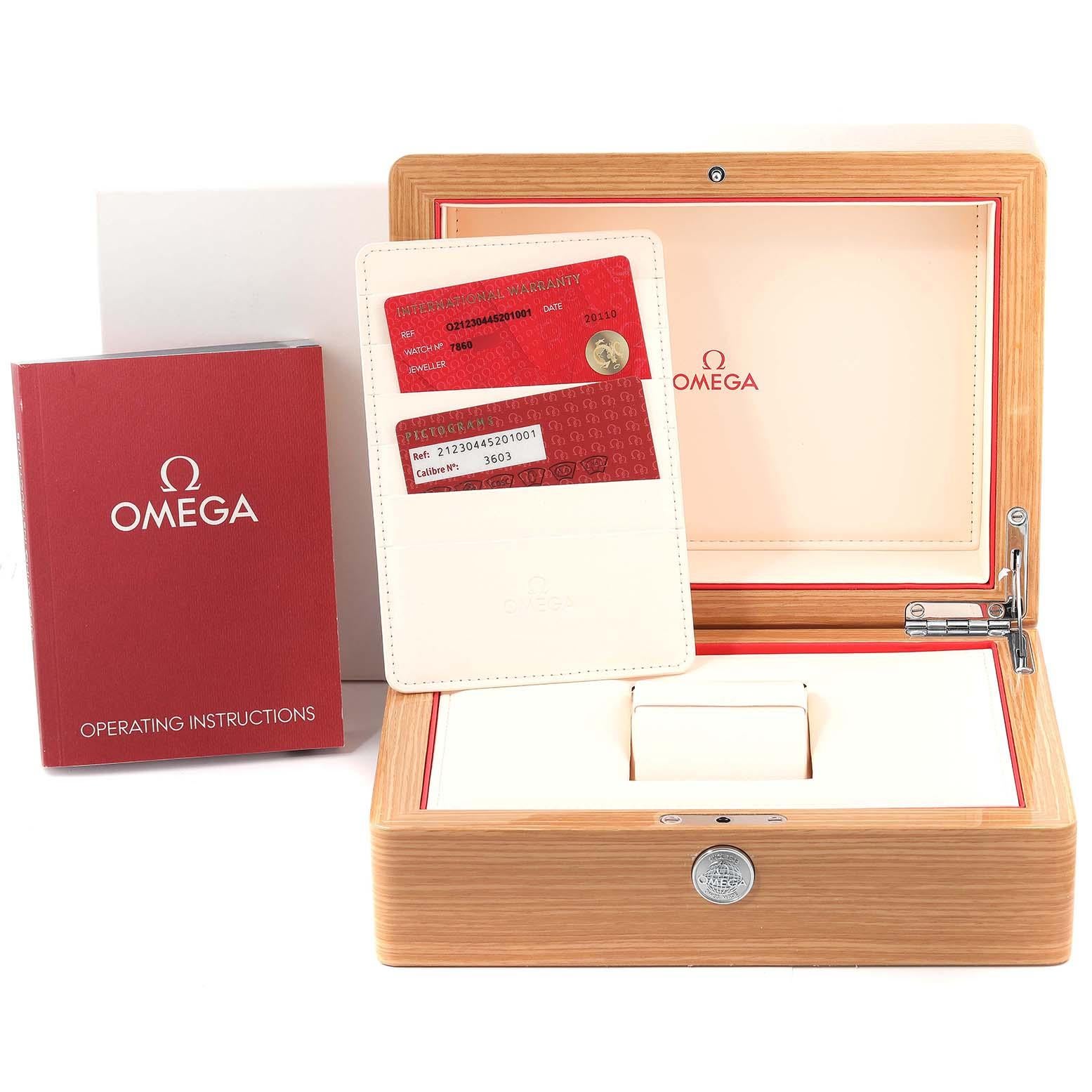 Omega Seamaster Diver GMT Acciaio Orologio Uomo 212.30.44.52.01.001 Scheda Box 7