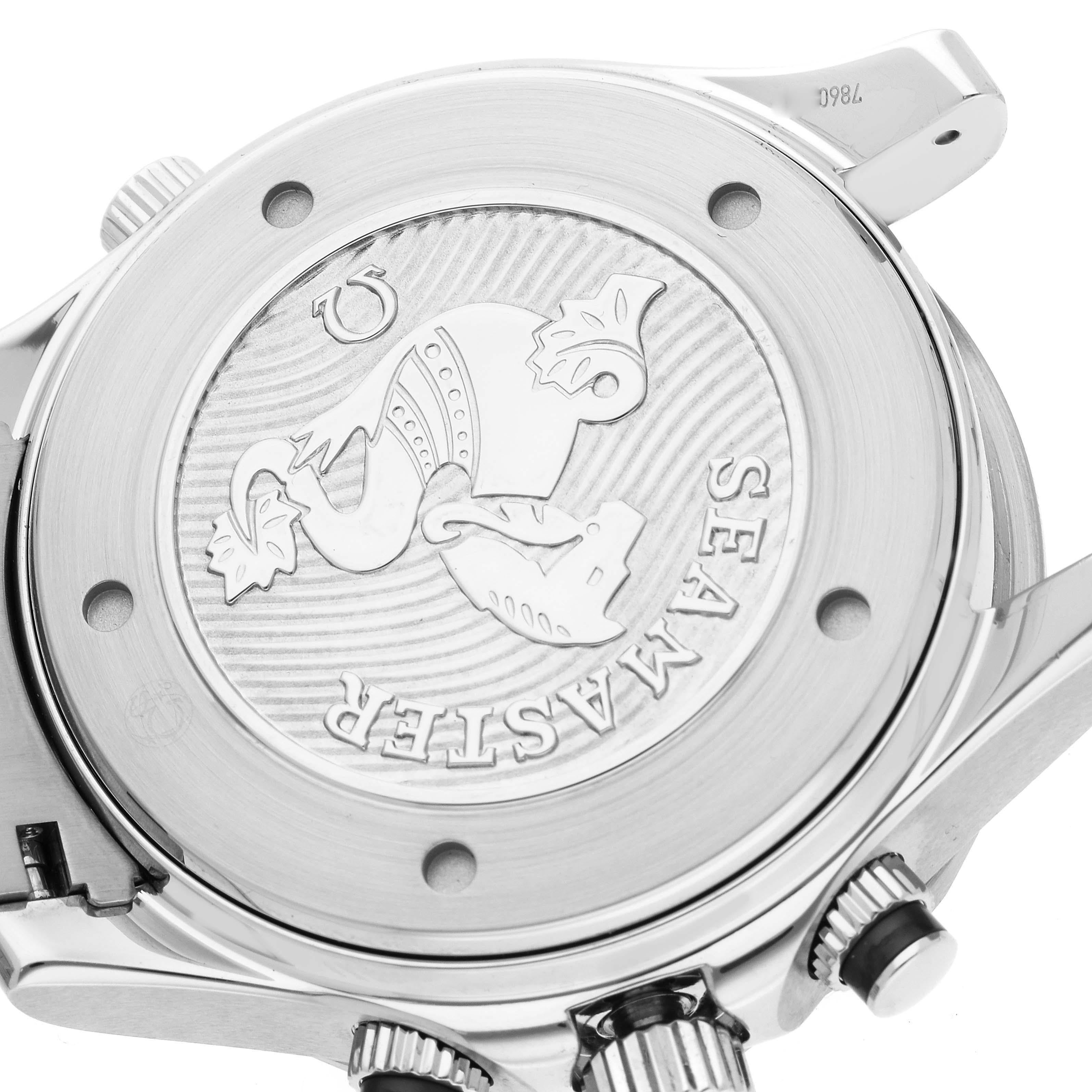 Omega Seamaster Diver GMT Acciaio Orologio Uomo 212.30.44.52.01.001 Scheda Box 3