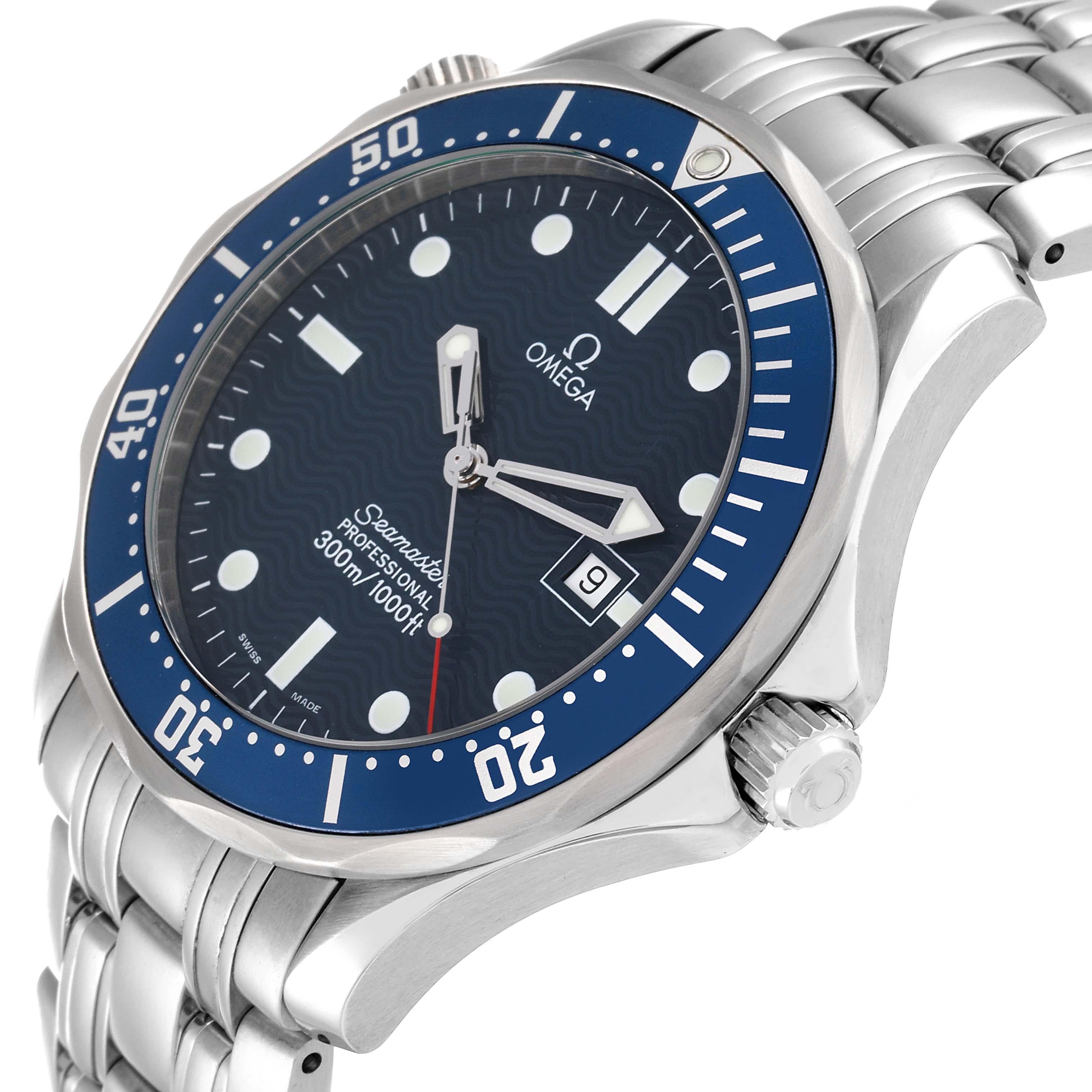 Omega Seamaster Diver James Bond Steel Mens Watch 2541.80.00 Box Papers 1