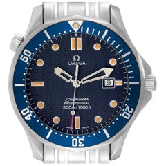 Omega Seamaster Diver James Bond Steel Mens Watch 2541.80.00 Card