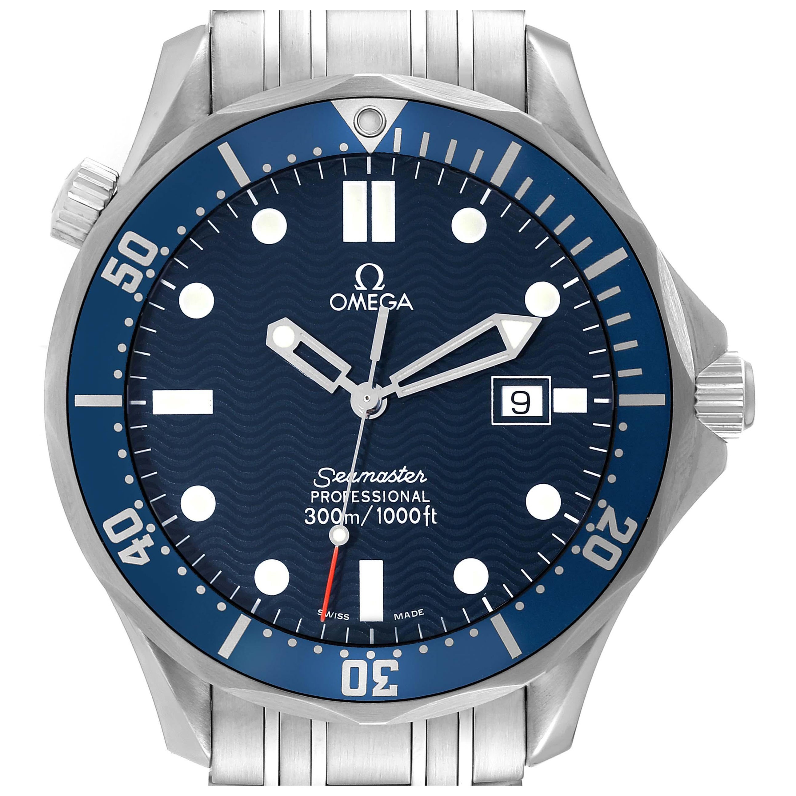 Omega Seamaster Diver James Bond Steel Mens Watch 2541.80.00
