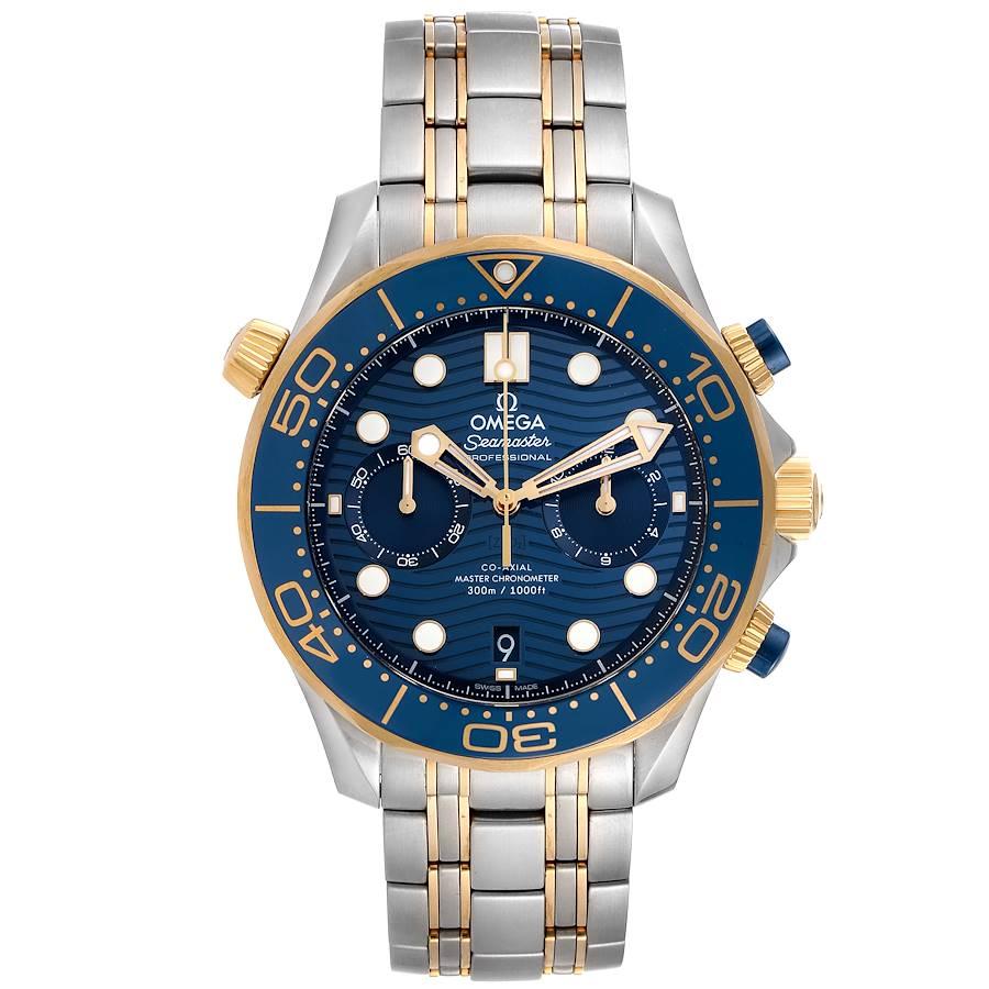 Omega Seamaster Diver Master Chronometer Watch 210.20.44.51.03.001 Unworn. Automatic Self-winding chronograph movement with column wheel and Co-Axial escapement. Certified Master Chronometer,approved by METAS, resistant to magnetic fields