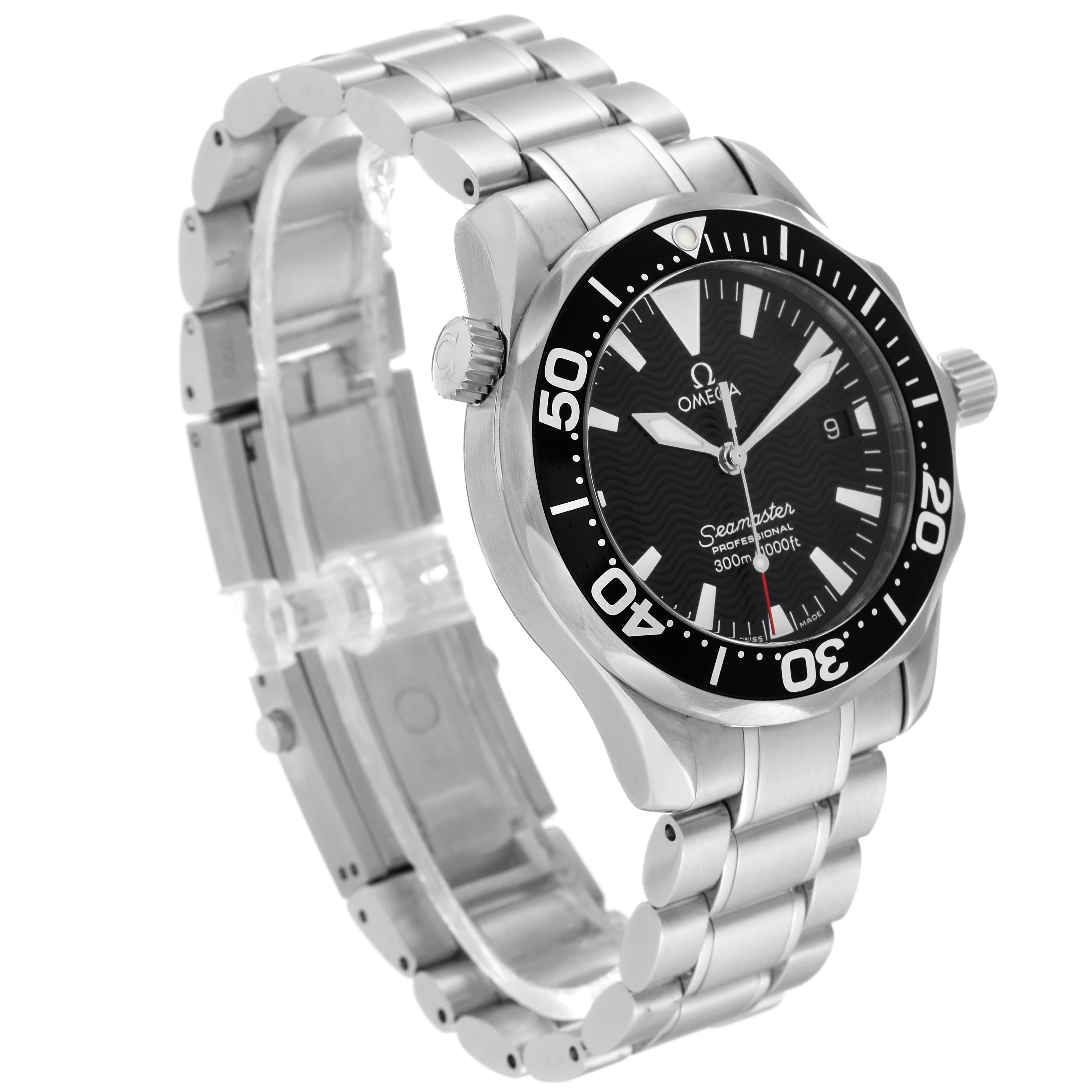 Omega Seamaster Diver Midsize Black Dial Steel Mens Watch 2262.50.00 1