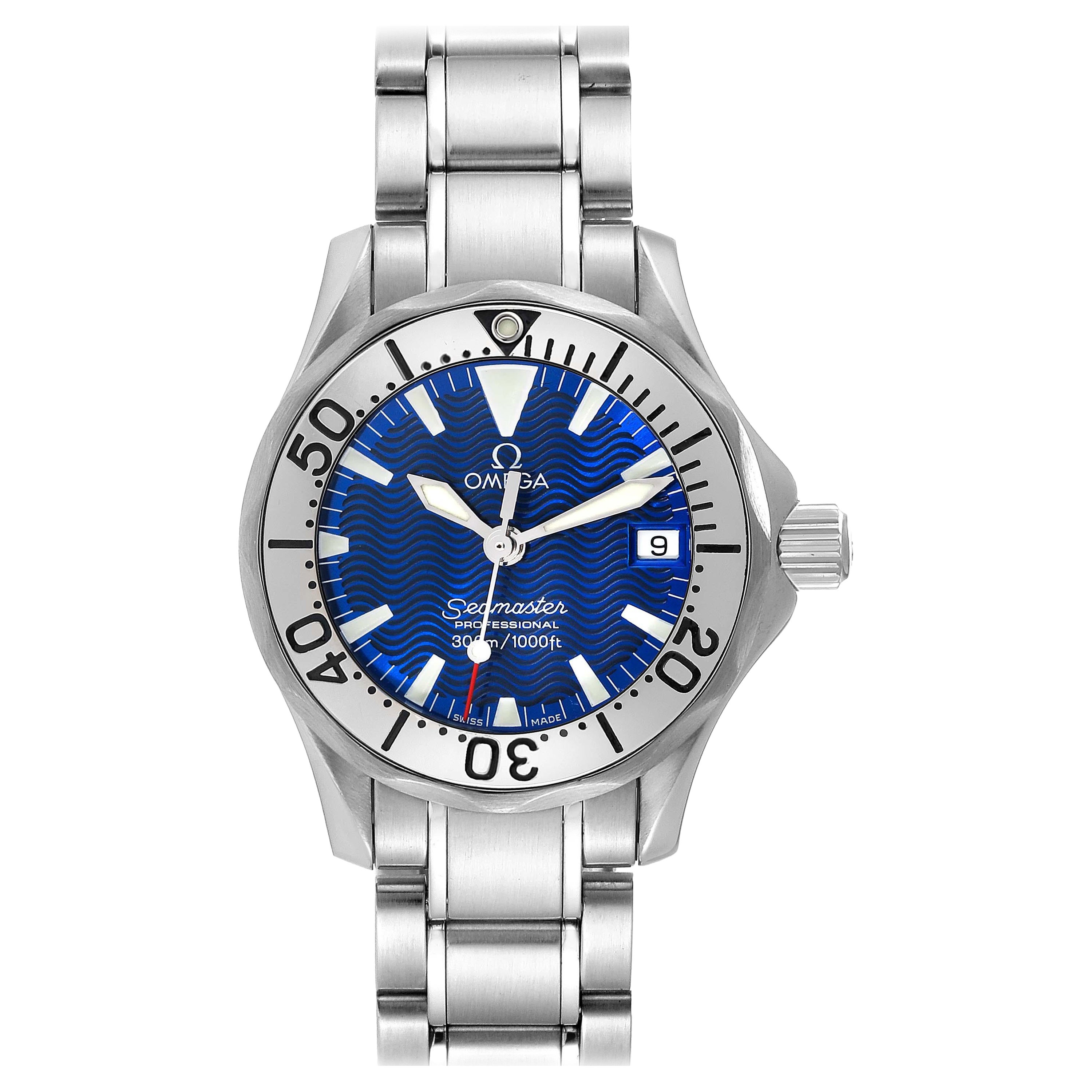 Omega Seamaster Diver Quartz 28mm Steel Ladies Watch 2285.80.00