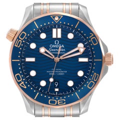 Omega Seamaster Diver Stahl Roségold Herrenuhr 210.20.42.20.03.002 Box Card