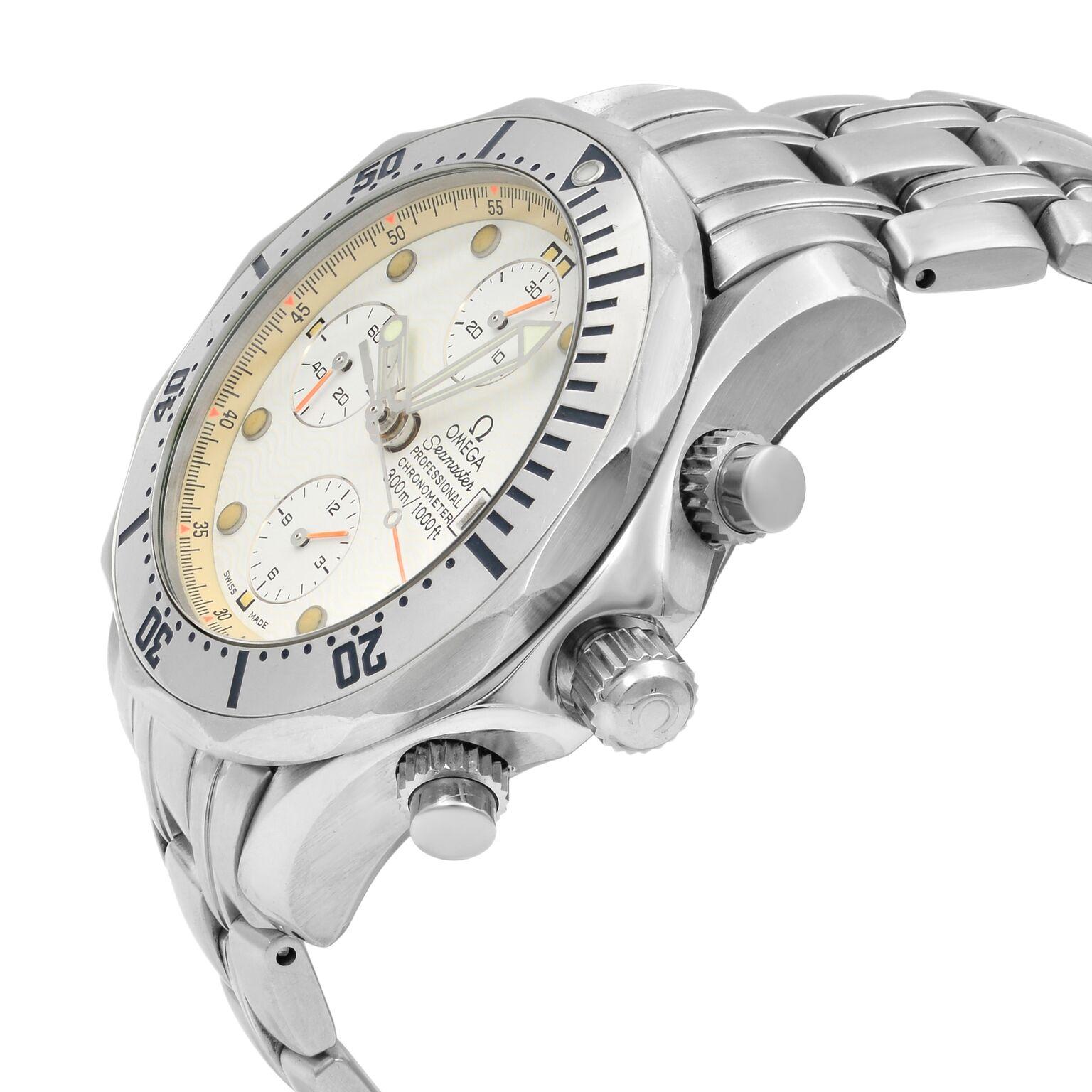 omega seamaster 300 white dial