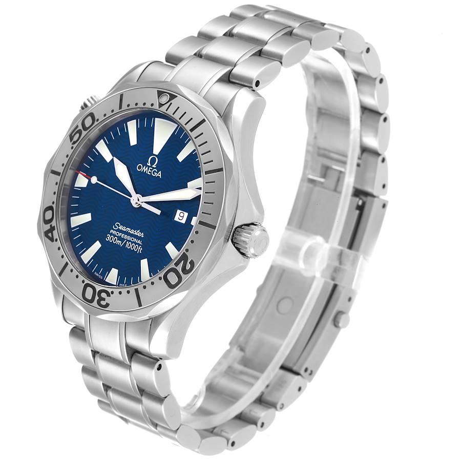 Omega Seamaster Electric Blue Wave Herrenuhr 2265.80,00 aus Stahl mit Zifferblatt im Angebot 1