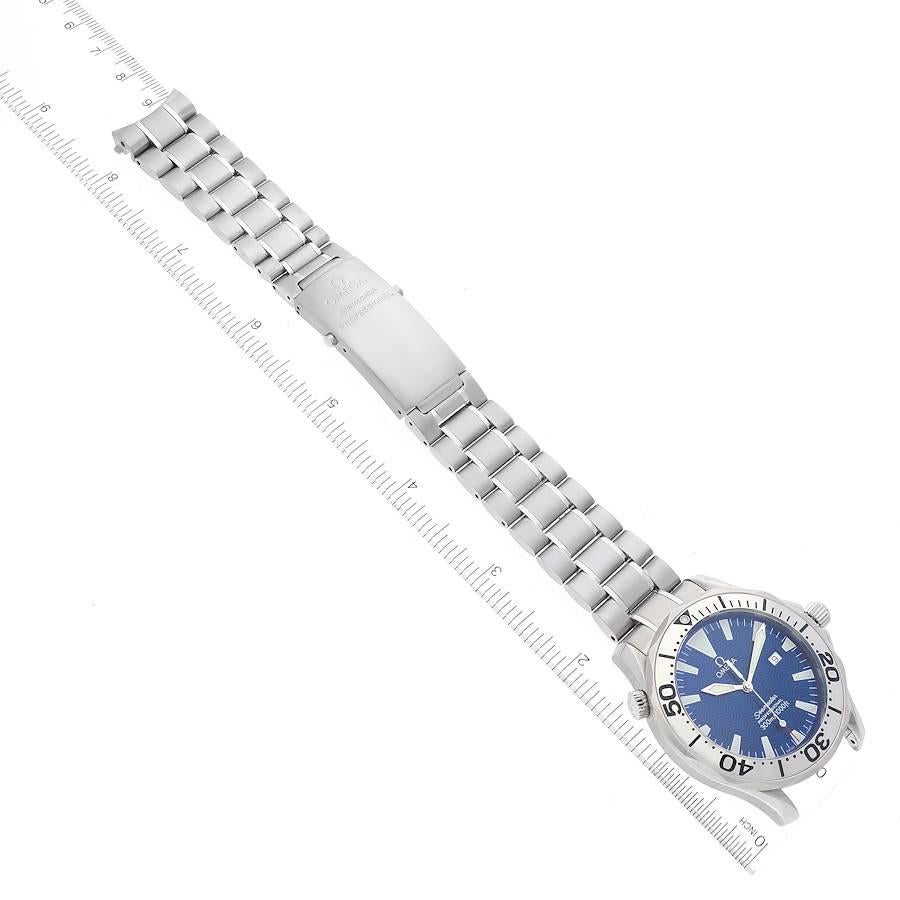 Omega Seamaster Electric Blue Wave Herrenuhr 2265.80,00 aus Stahl mit Zifferblatt im Angebot 5