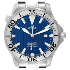 Omega Seamaster Electric Blue Wave Herrenuhr 2265.80,00 aus Stahl mit Zifferblatt