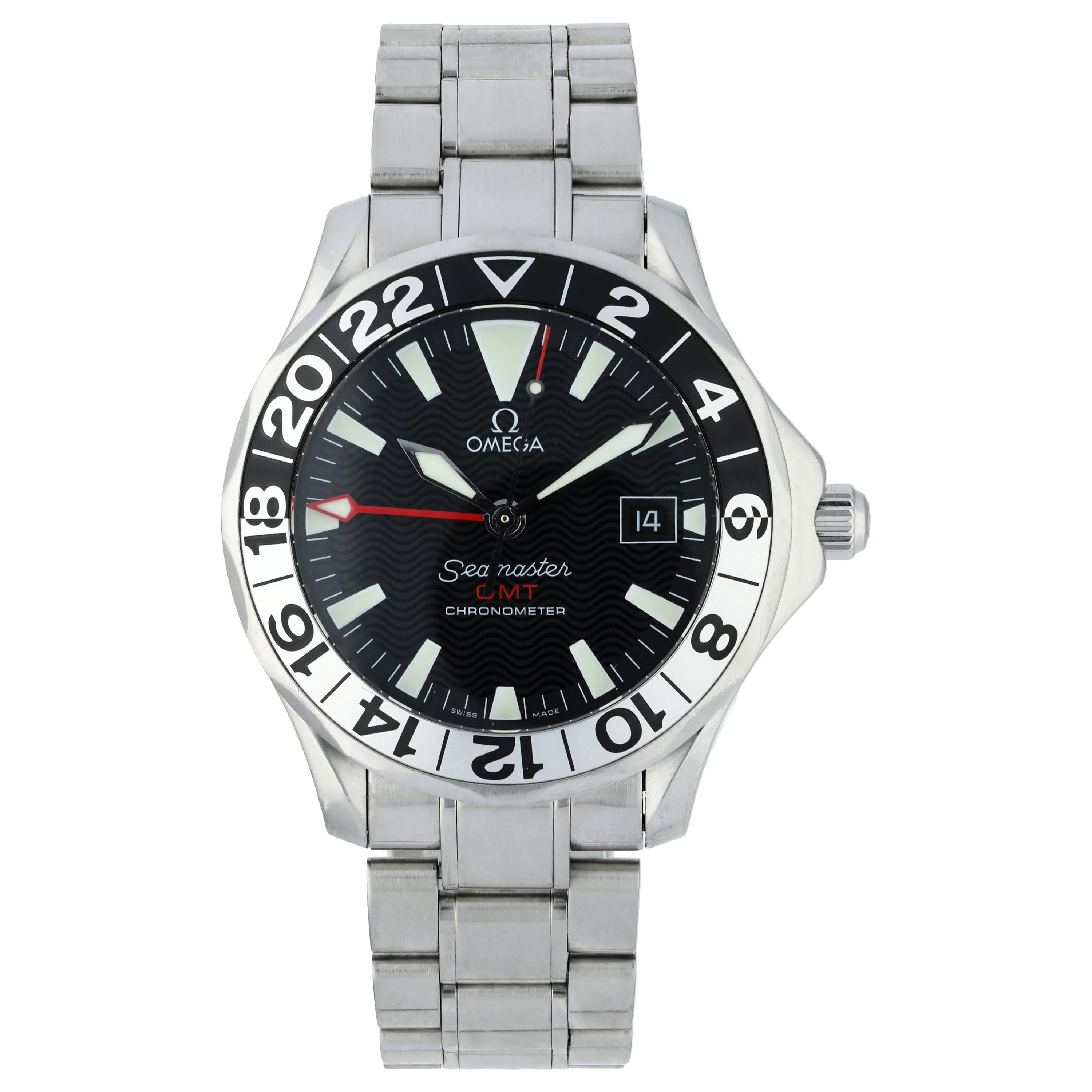 Omega Seamaster GMT 2534.50.00 50th Anniversary Edition Men's Watch For Sale