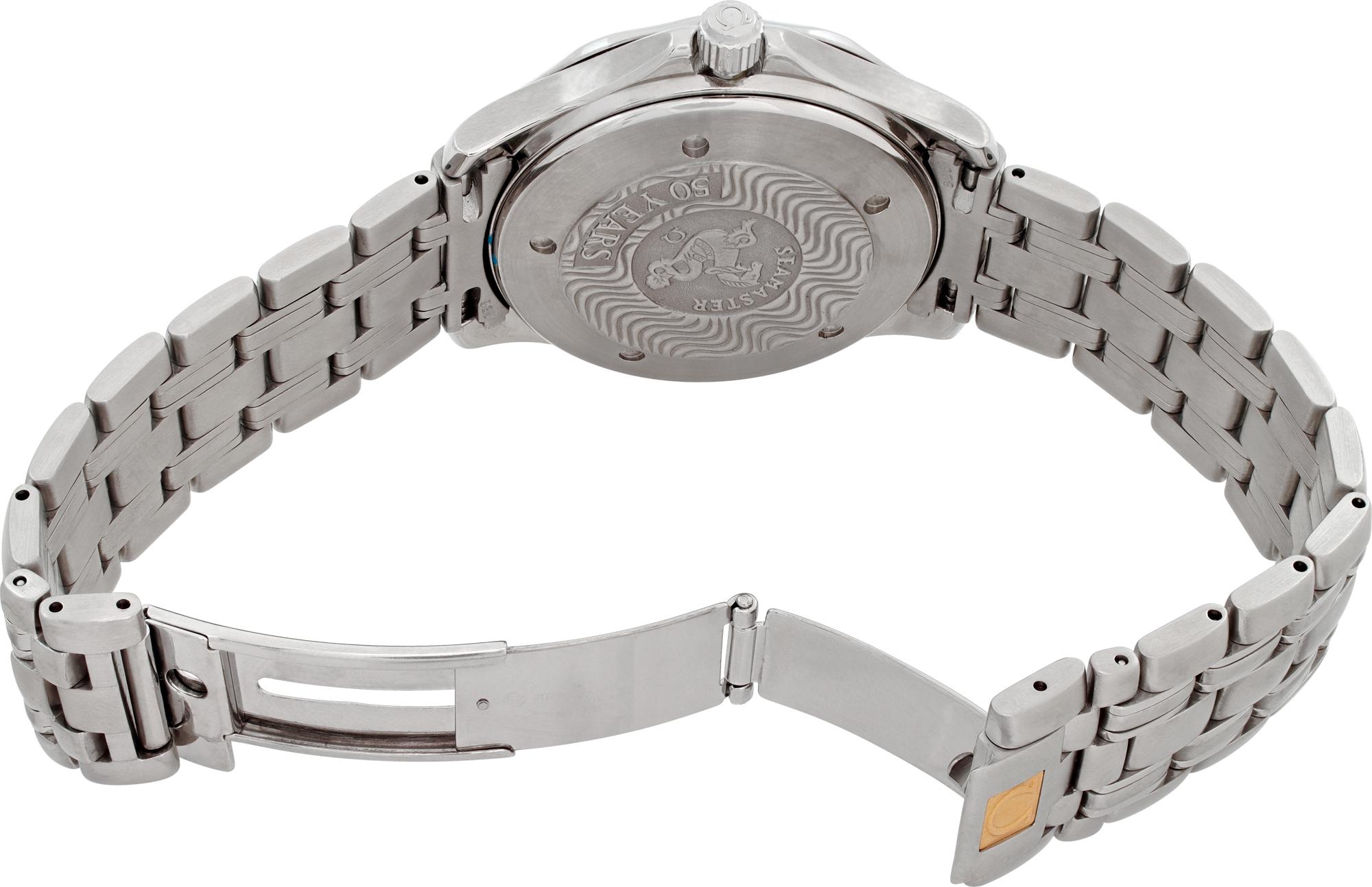 Men's Omega Seamaster GMT 50th Anniversary Steel Automatic Wristwatch Ref 2534.50 For Sale