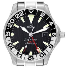 Used Omega Seamaster GMT 50th Anniversary Steel Mens Watch 2234.50.00 Card