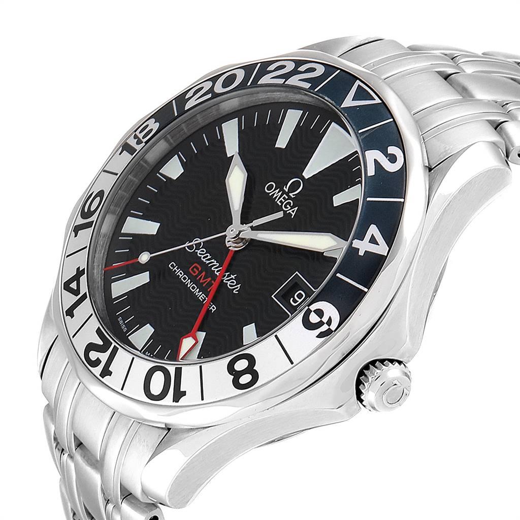Omega Seamaster GMT 50th Anniversary Steel Men's Watch 2234.50.00 For Sale 2