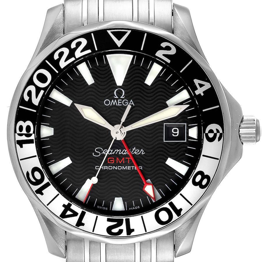 Omega Montre Seamaster GMT en acier pour hommes du 50e anniversaire, 2234,50.00 en vente