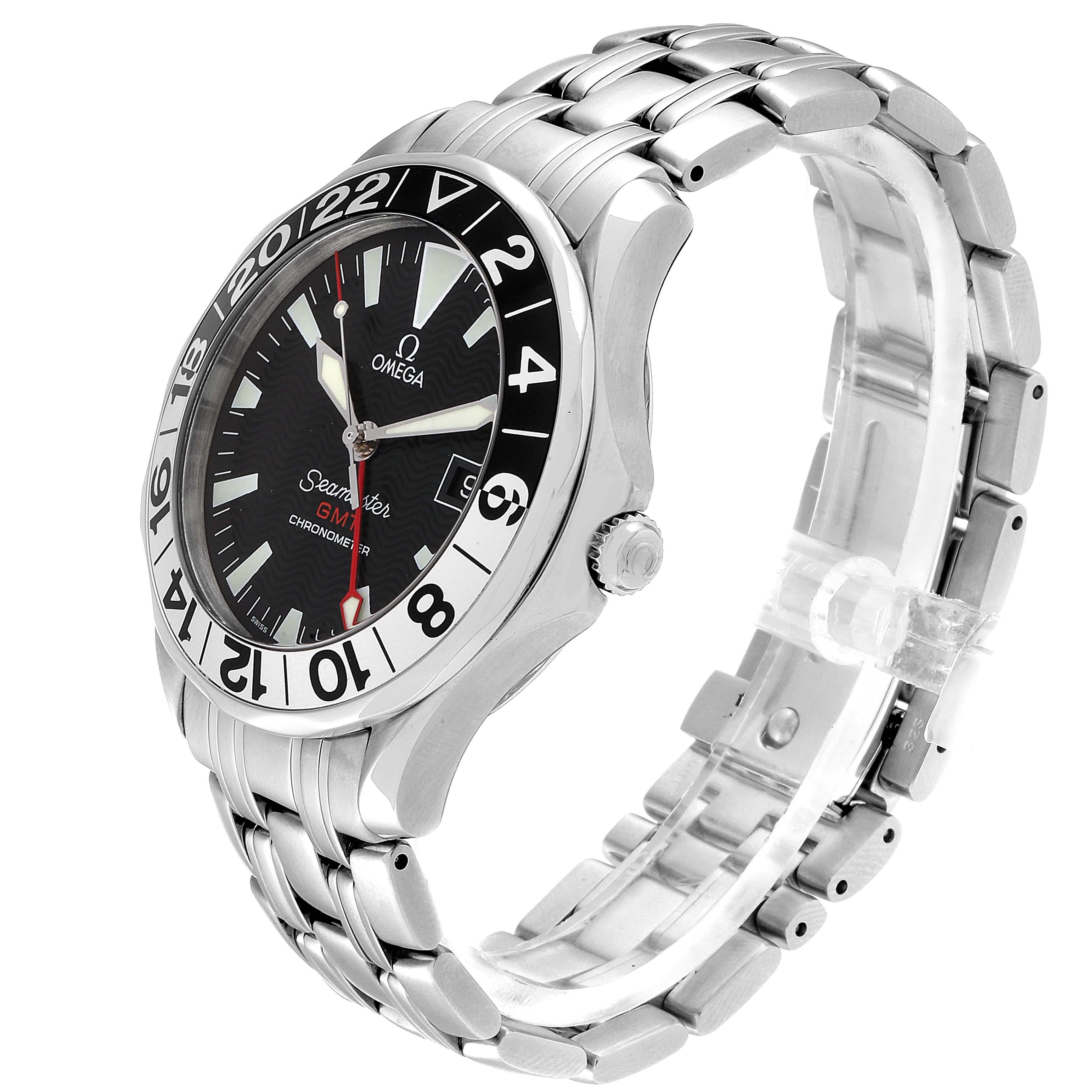Omega Seamaster GMT 50th Anniversary Steel Men's Watch 2534.50.00 For Sale 1