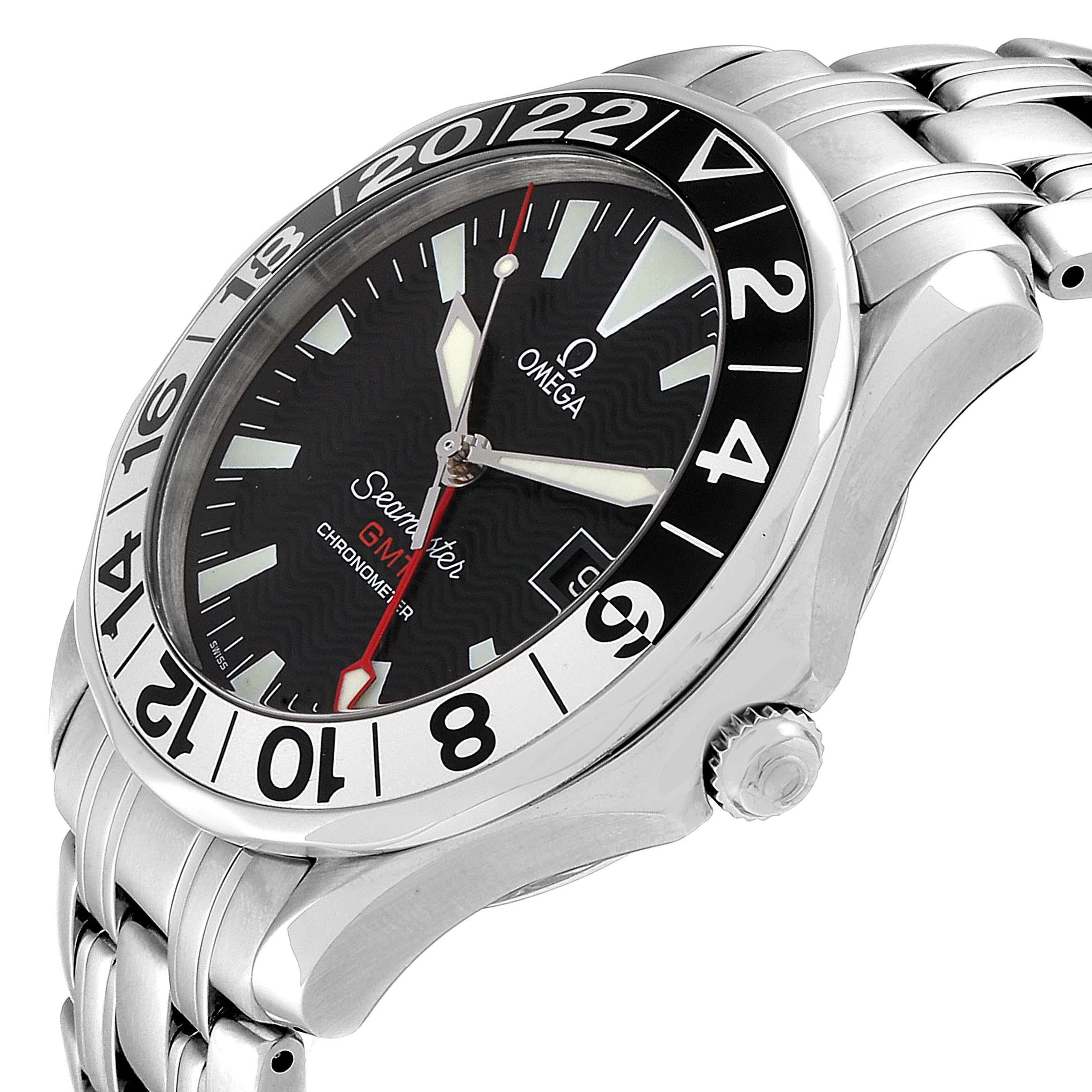 Omega Seamaster GMT 50th Anniversary Steel Men's Watch 2534.50.00 For Sale 2