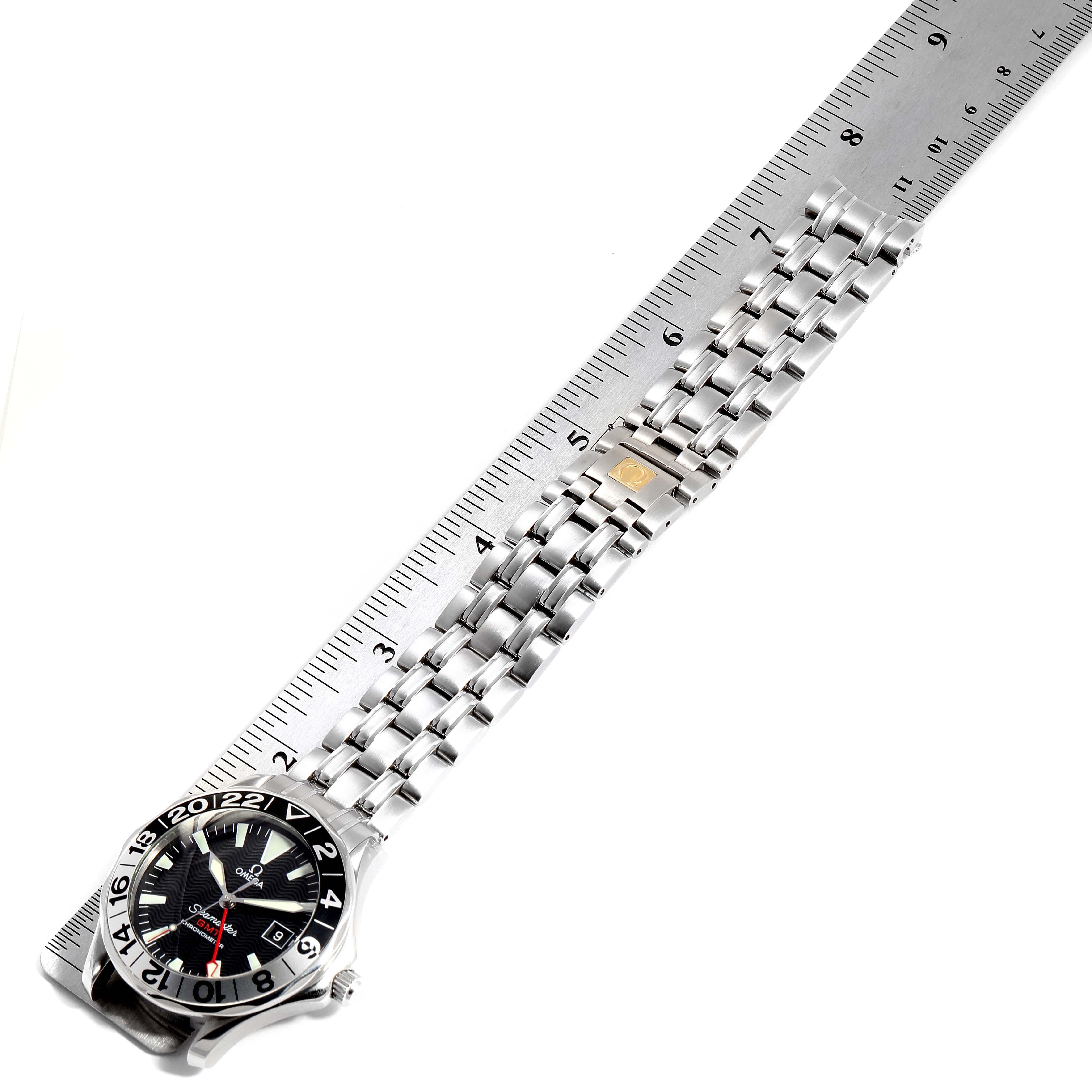 Omega Seamaster GMT 50th Anniversary Steel Men's Watch 2534.50.00 For Sale 5