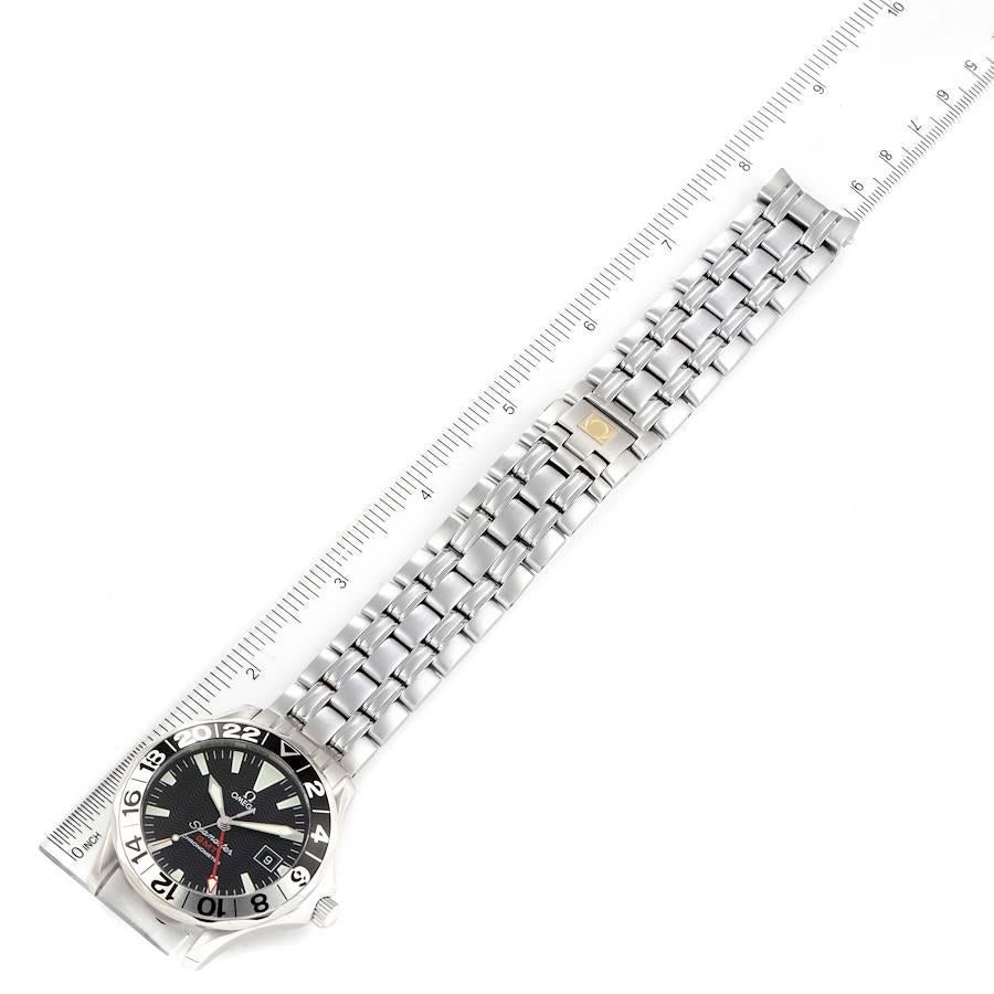 Omega Seamaster GMT 50. Jahrestag Stahl-Herrenuhr 2534.50.00 im Angebot 5