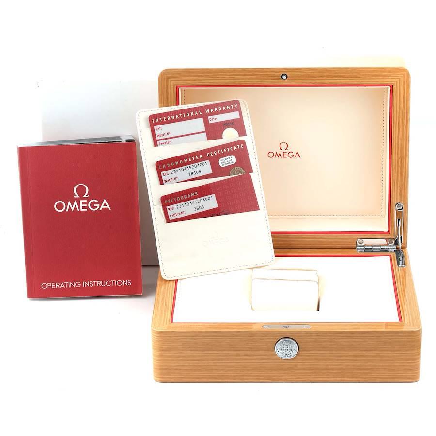 Omega Seamaster GMT Chronograph Steel Mens Watch 231.10.44.52.04.001 Box Card 4