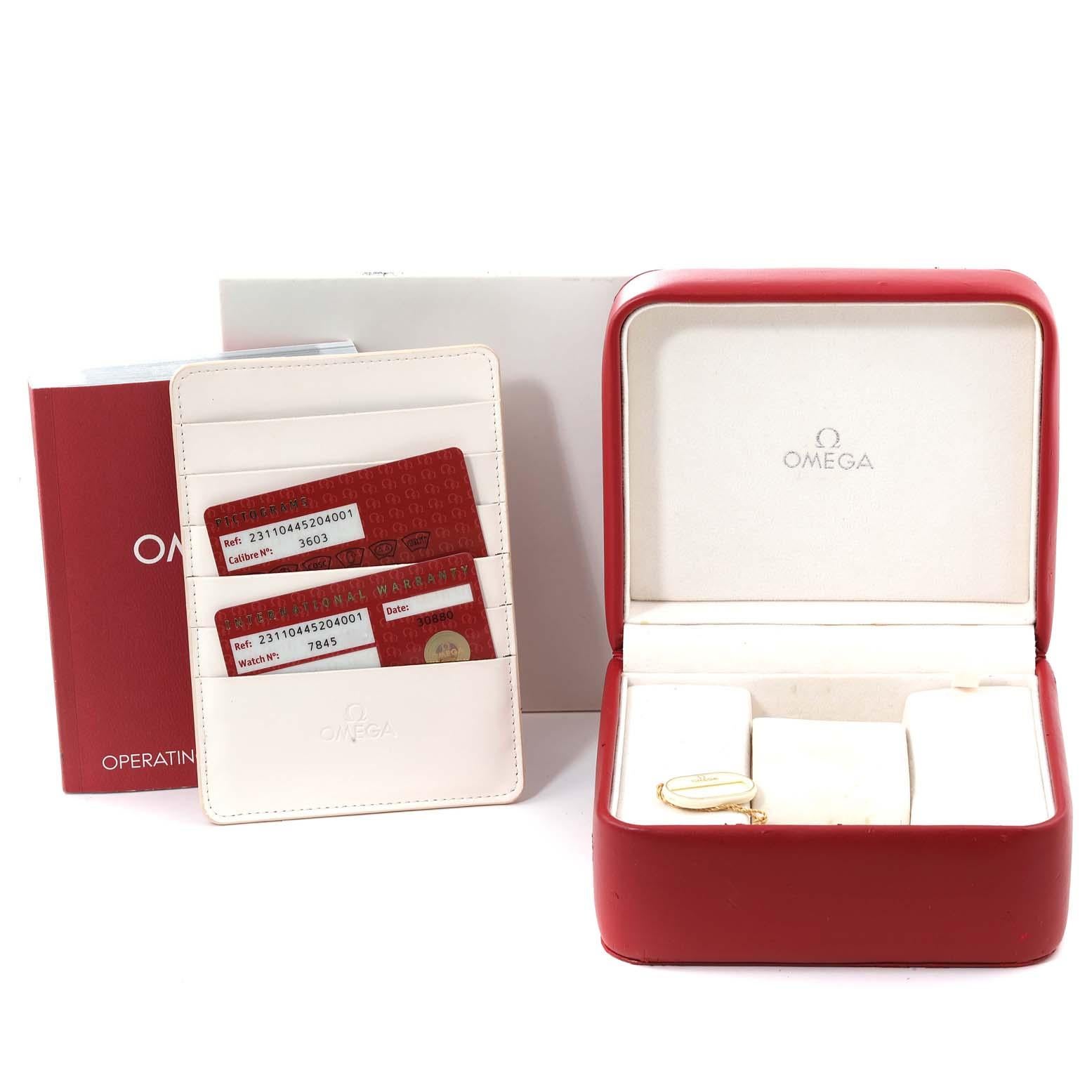 Omega Seamaster GMT Cronografo Uomo in Acciaio 231.10.44.52.04.001 Box Card 7