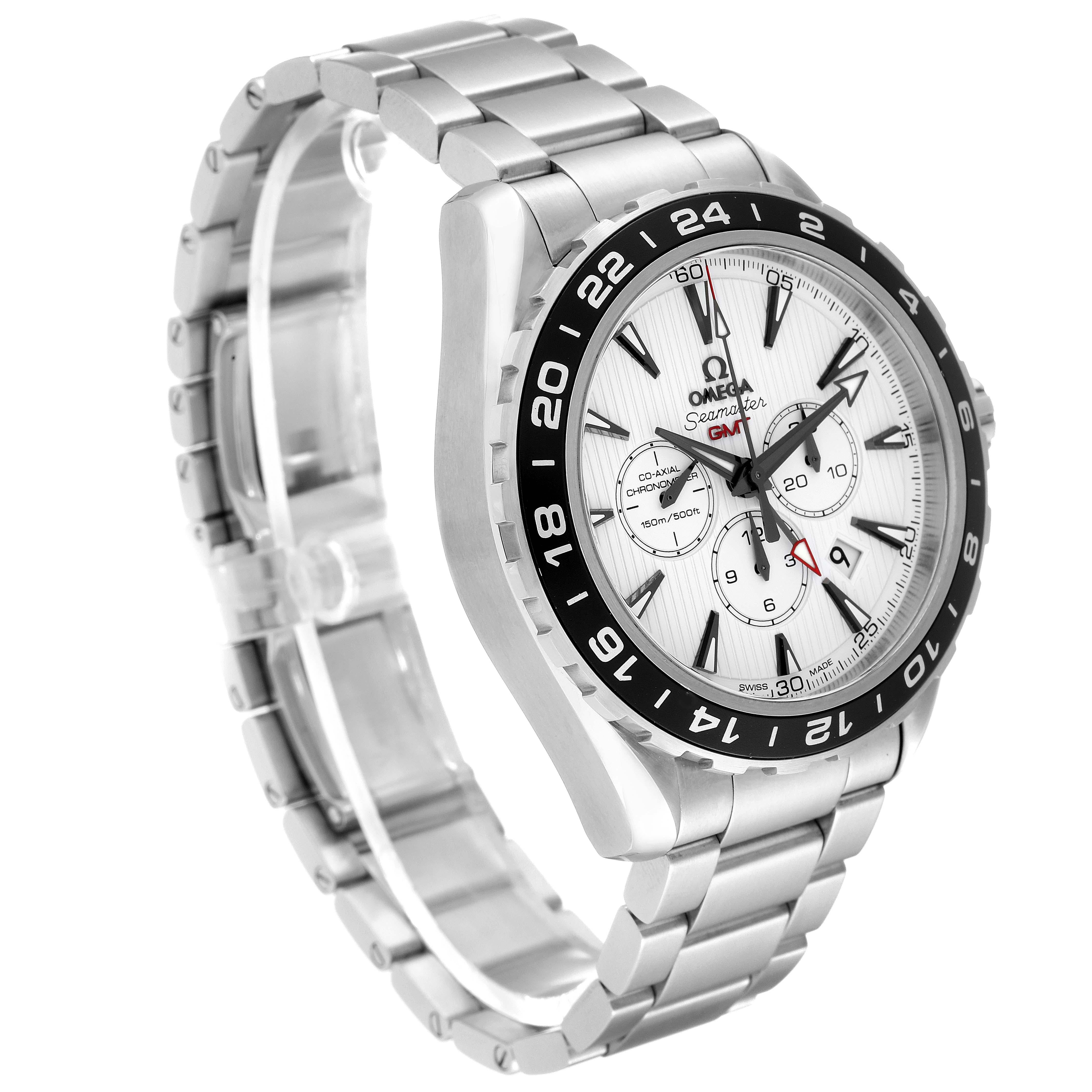 Omega Seamaster GMT Cronografo Uomo in Acciaio 231.10.44.52.04.001 Box Card In condizioni ottime a Atlanta, GA