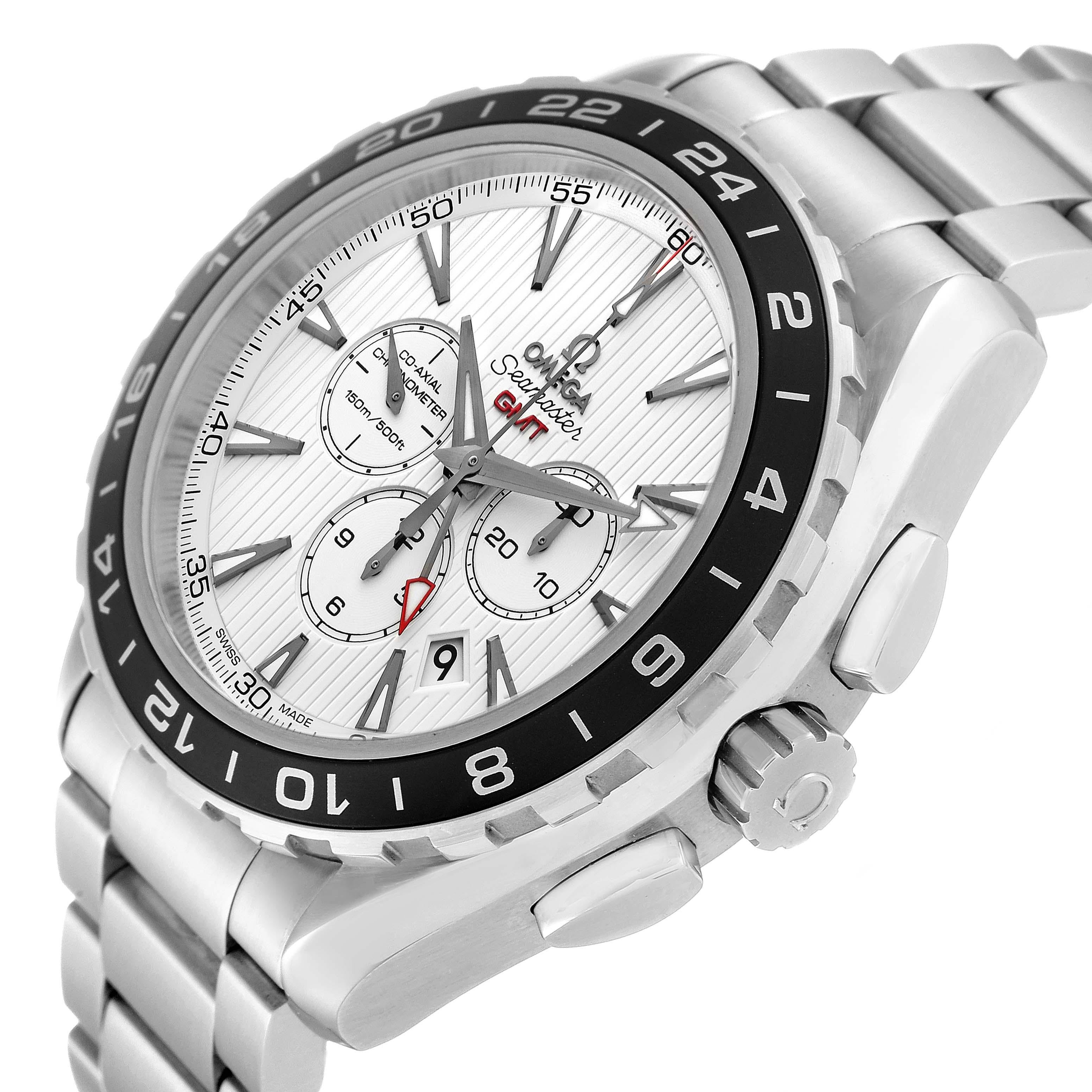 Omega Seamaster GMT Cronografo Uomo in Acciaio 231.10.44.52.04.001 Box Card In condizioni ottime a Atlanta, GA