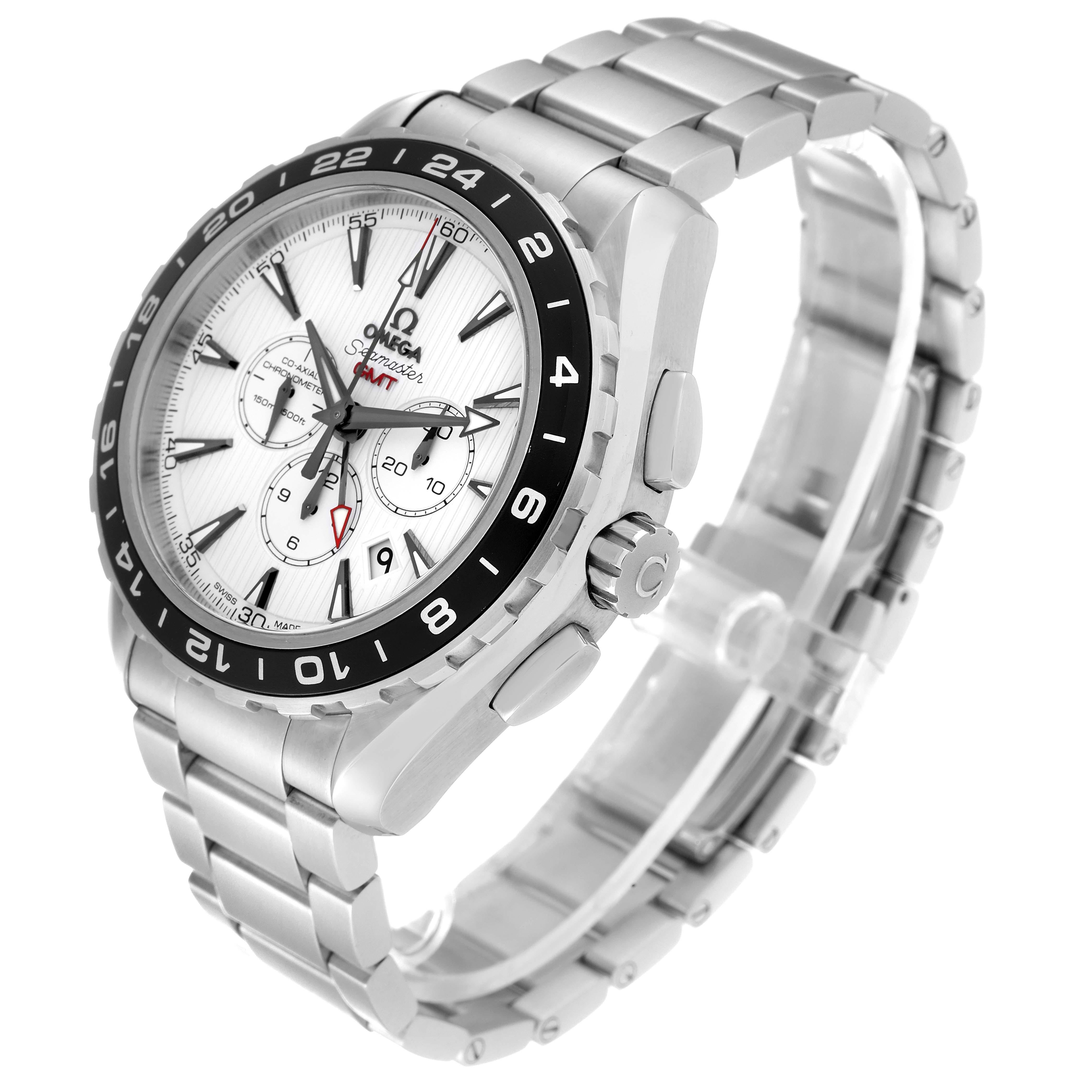Omega Seamaster GMT Cronografo Uomo in Acciaio 231.10.44.52.04.001 Box Card 1