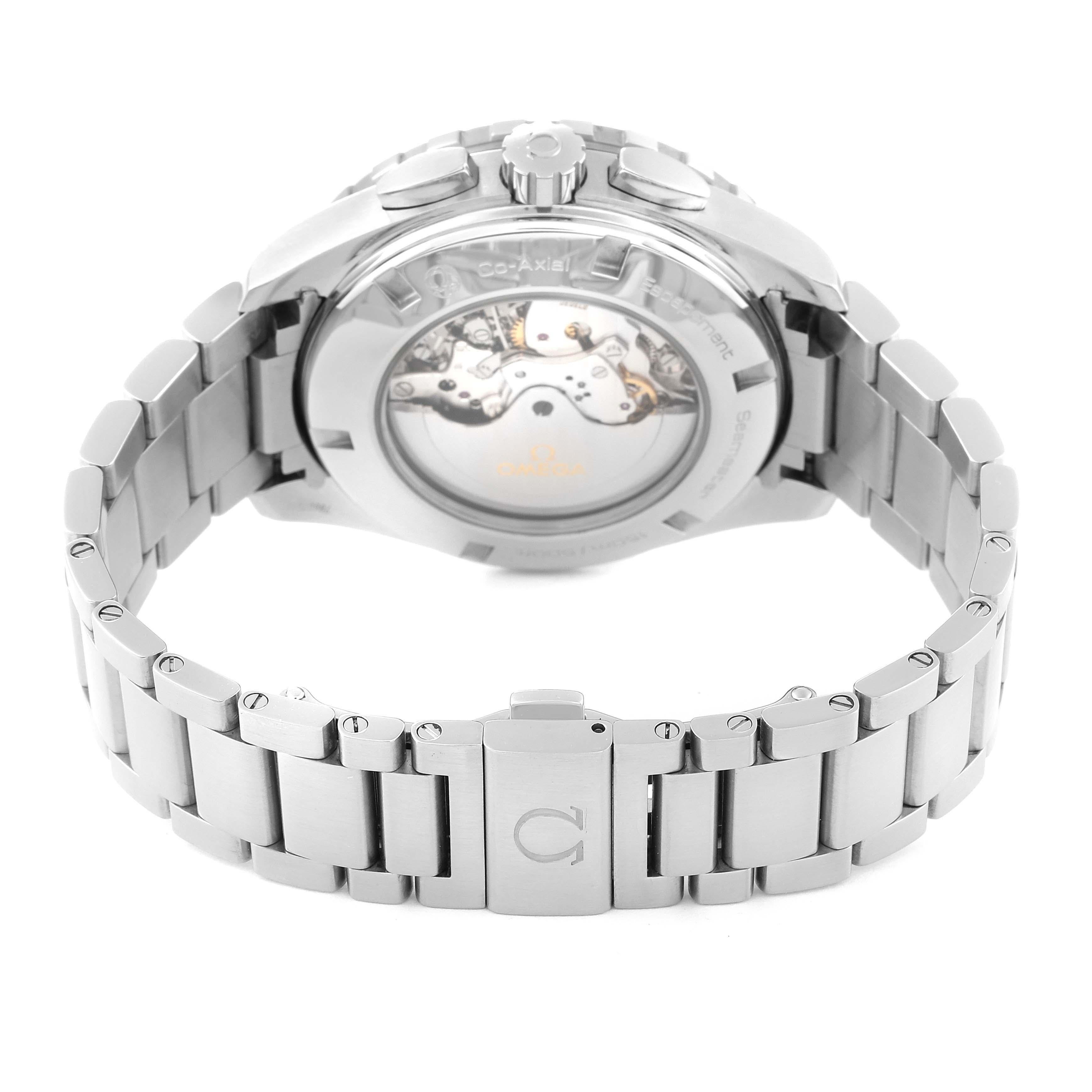 Omega Seamaster GMT Cronografo Uomo in Acciaio 231.10.44.52.04.001 Box Card 1