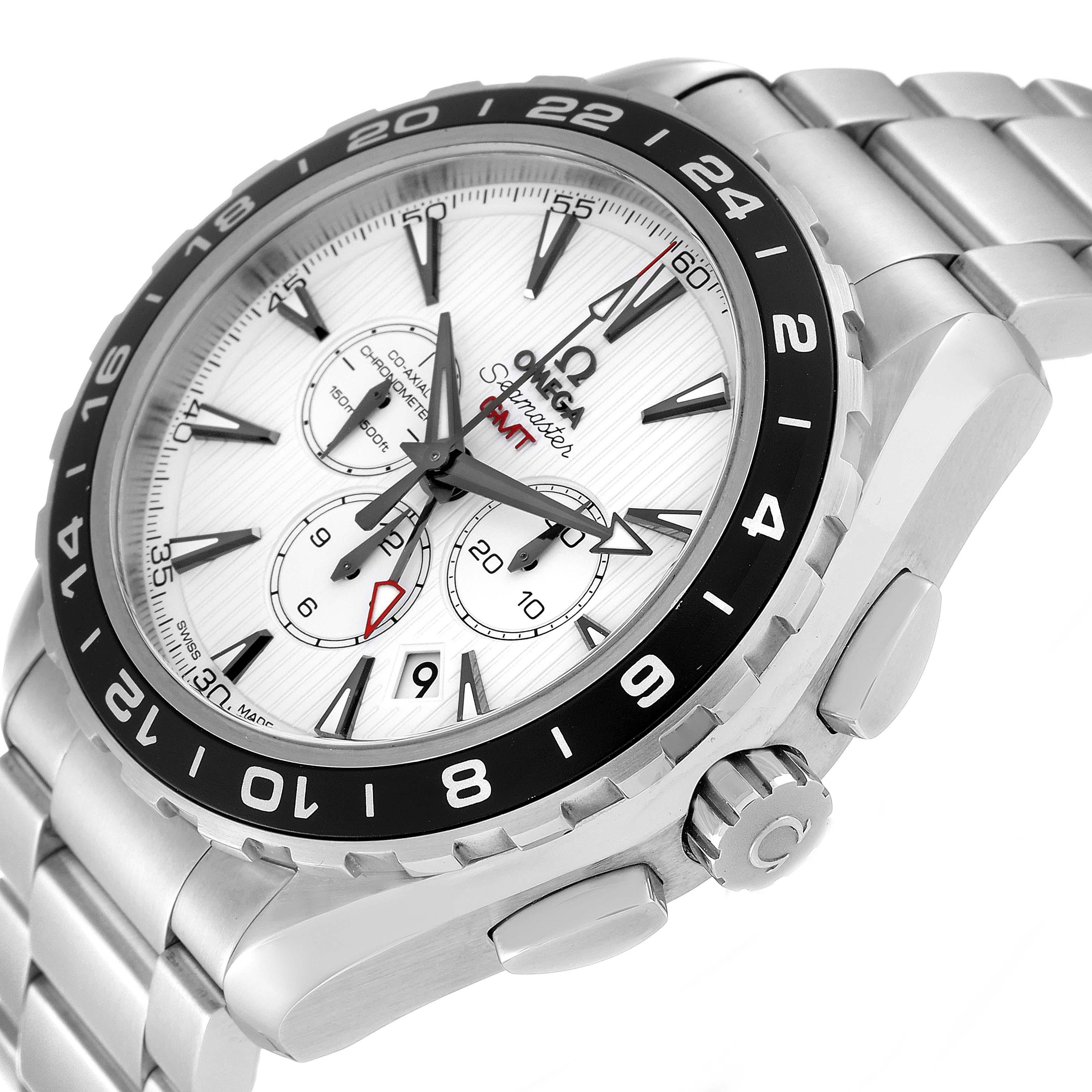 Omega Seamaster GMT Cronografo Uomo in Acciaio 231.10.44.52.04.001 Box Card 2