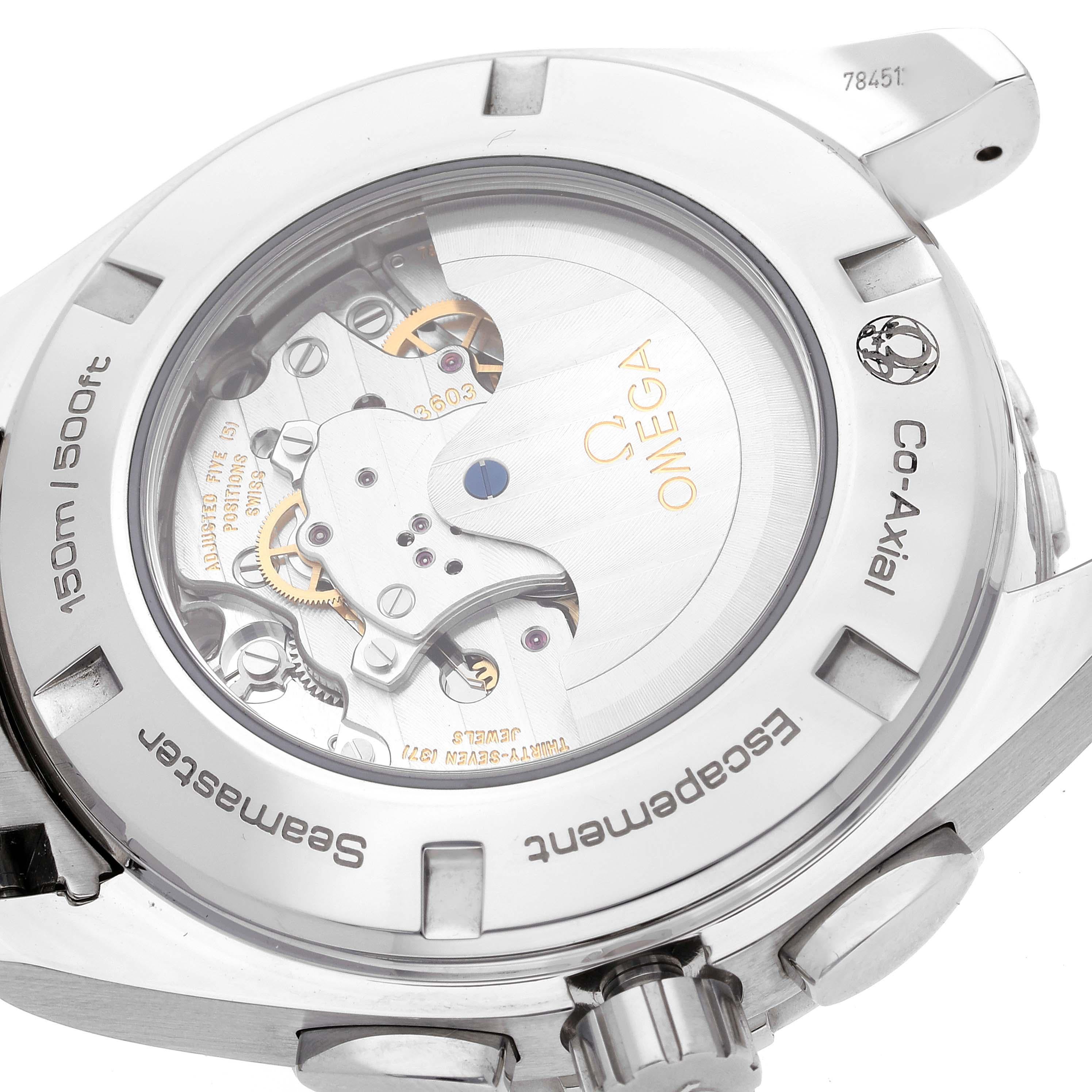 Omega Seamaster GMT Cronografo Uomo in Acciaio 231.10.44.52.04.001 Box Card 3