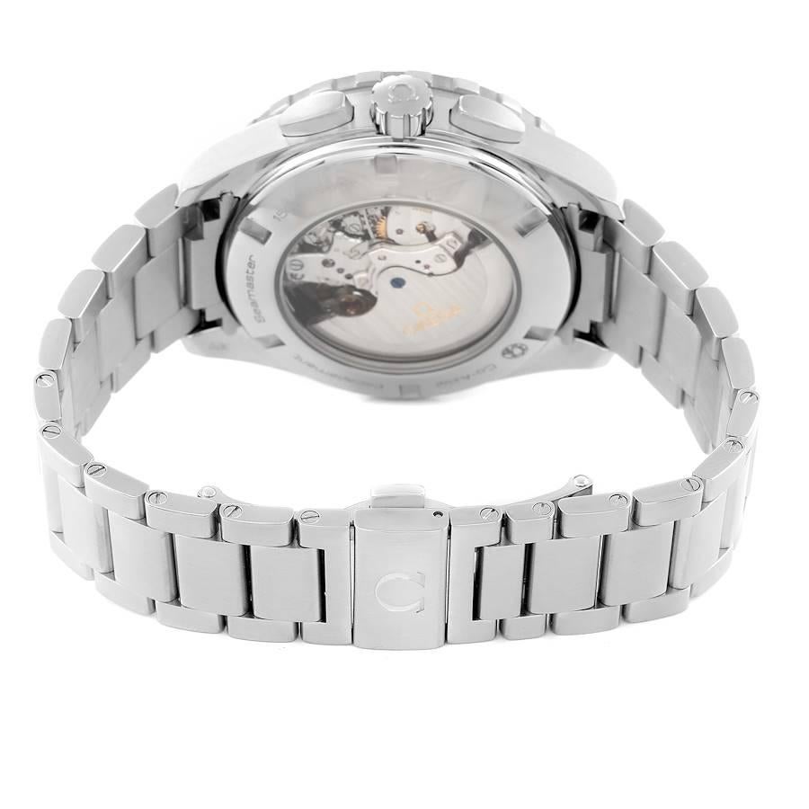 Omega Seamaster GMT Chronograph Steel Mens Watch 231.10.44.52.04.001 Box Card 1