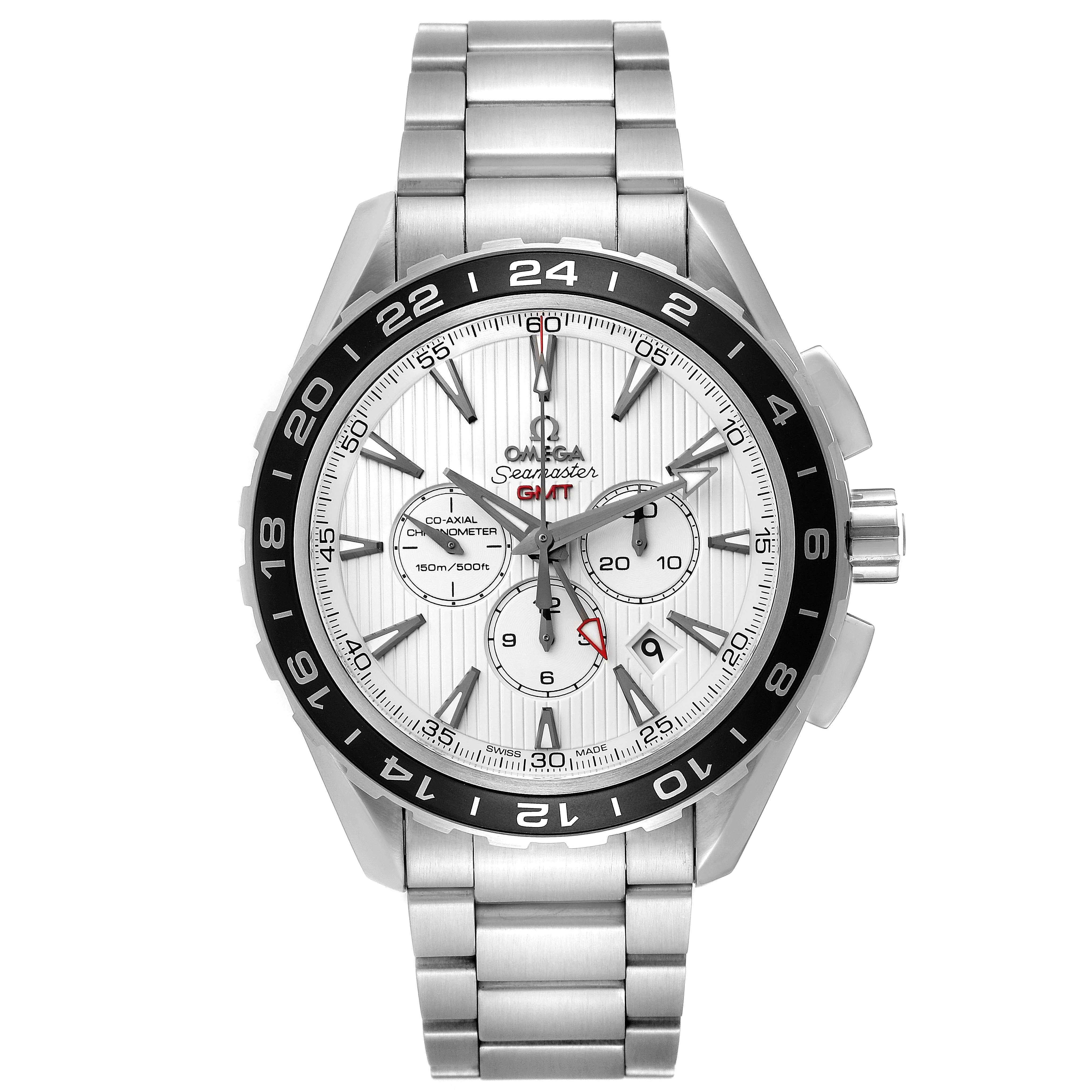 Omega Seamaster GMT Cronografo Uomo in Acciaio 231.10.44.52.04.001 Box Card 4