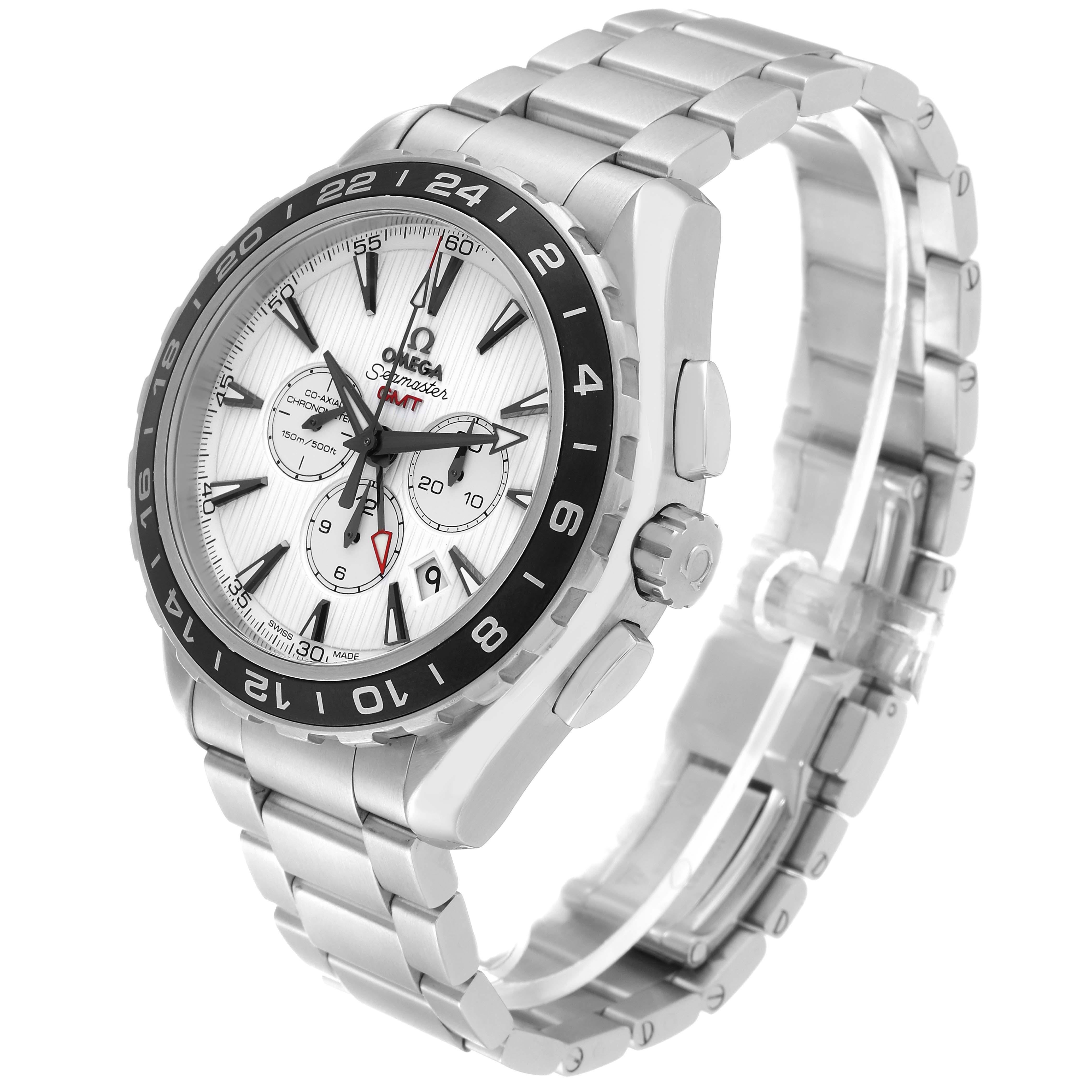 Omega Seamaster GMT Cronografo Uomo in Acciaio 231.10.44.52.04.001 Box Card 3