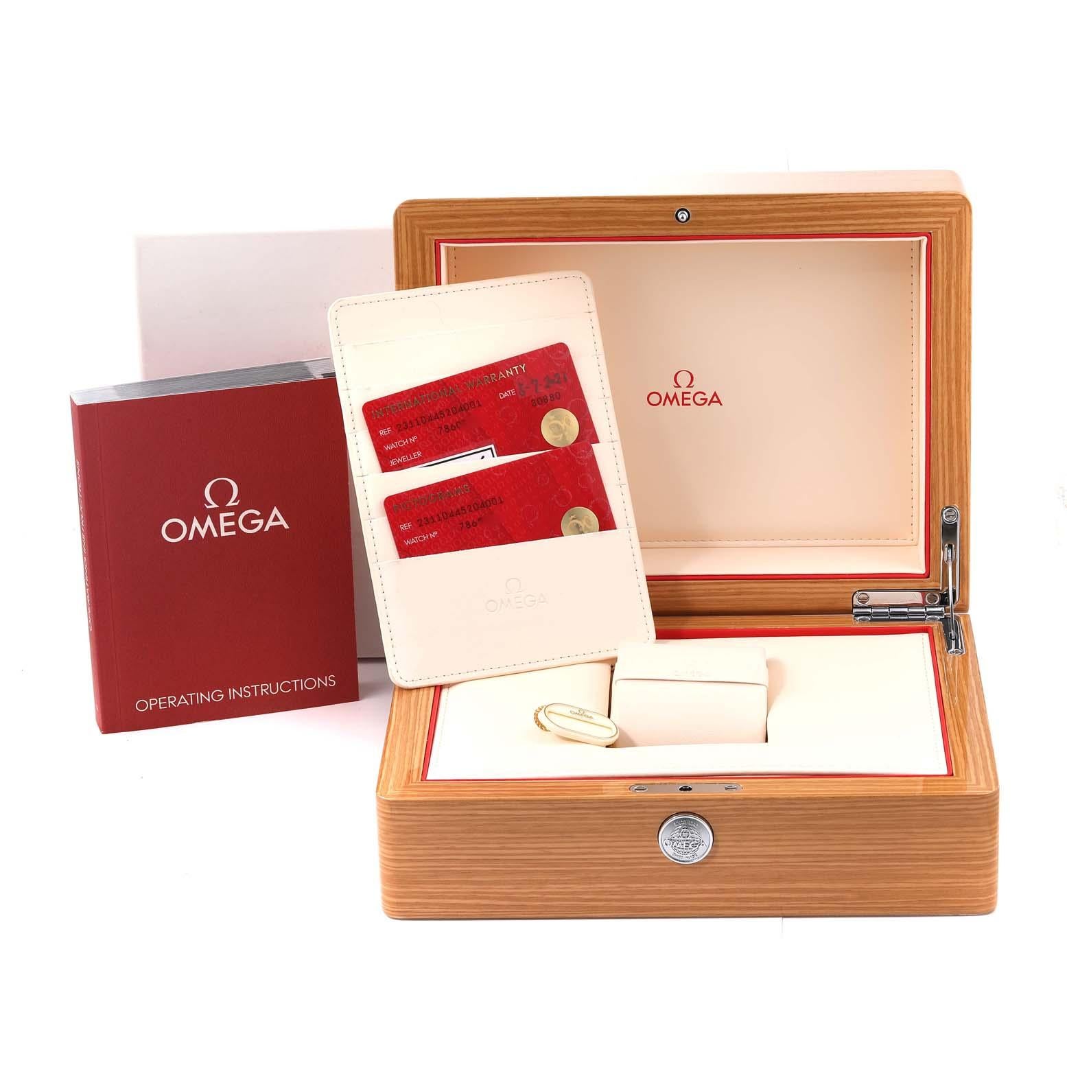 Omega Seamaster GMT Cronografo Uomo in Acciaio 231.10.44.52.04.001 Box Card 5