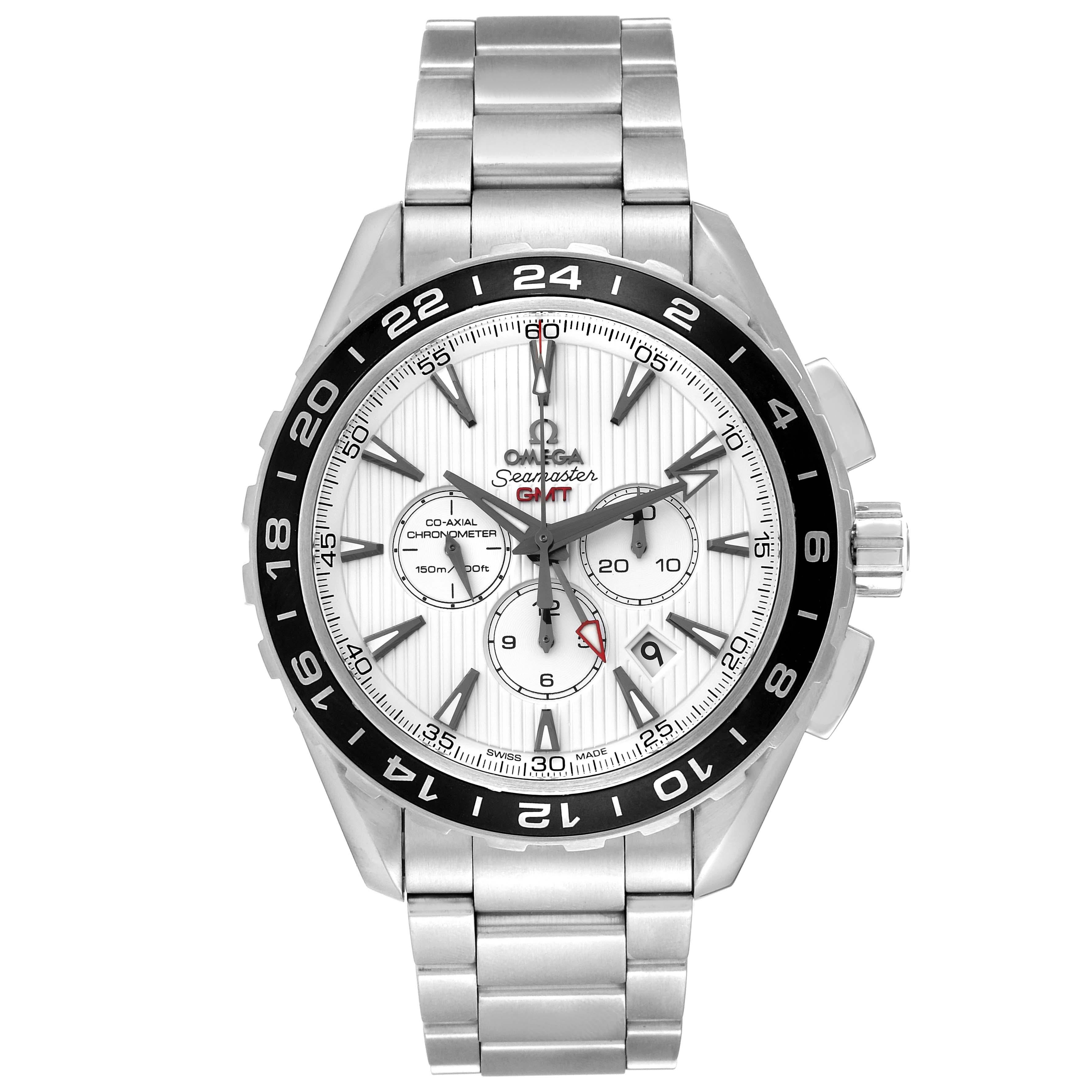 Omega Seamaster GMT Cronografo Uomo in Acciaio 231.10.44.52.04.001 Box Card 4
