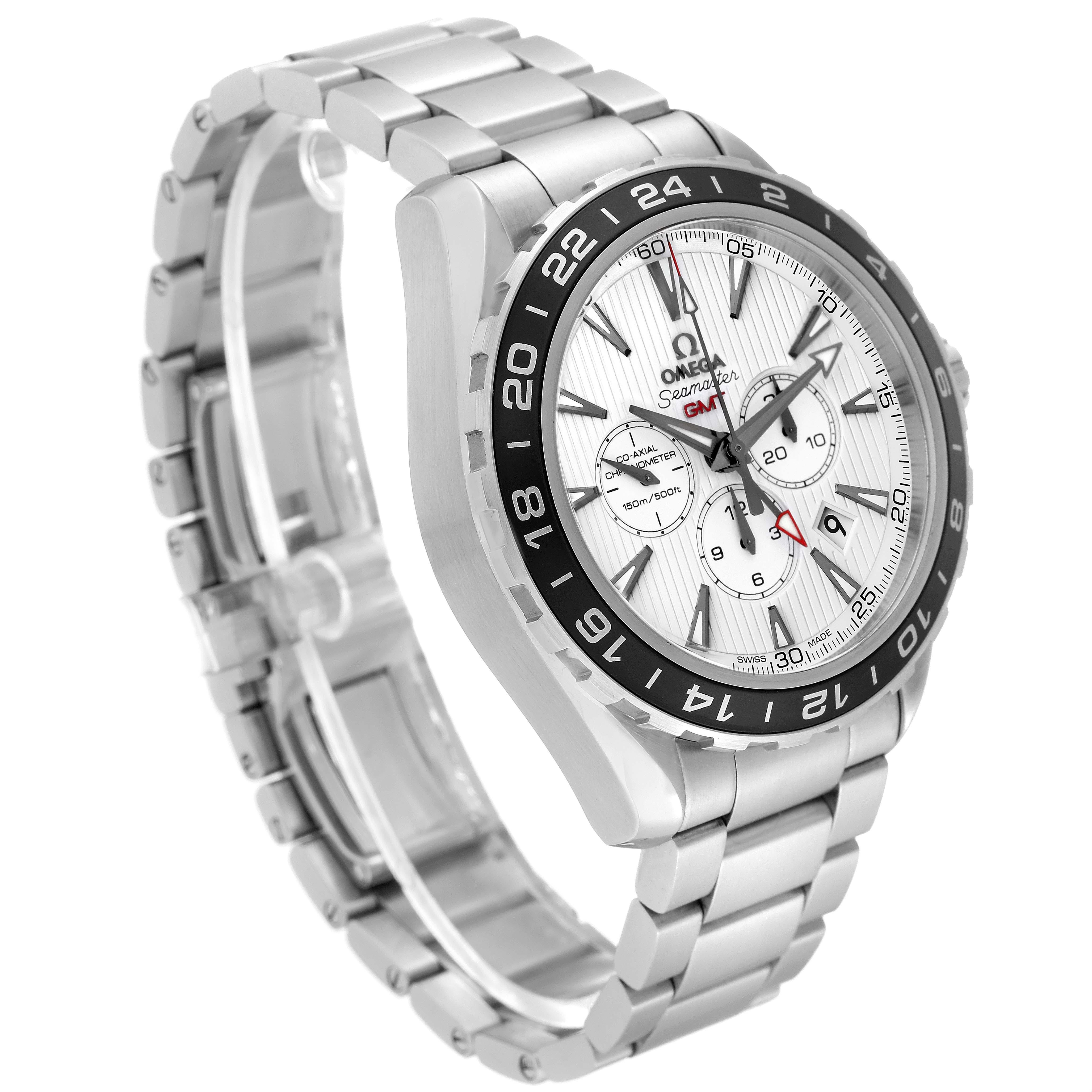 Omega Seamaster GMT Cronografo Uomo in Acciaio 231.10.44.52.04.001 Box Card 6