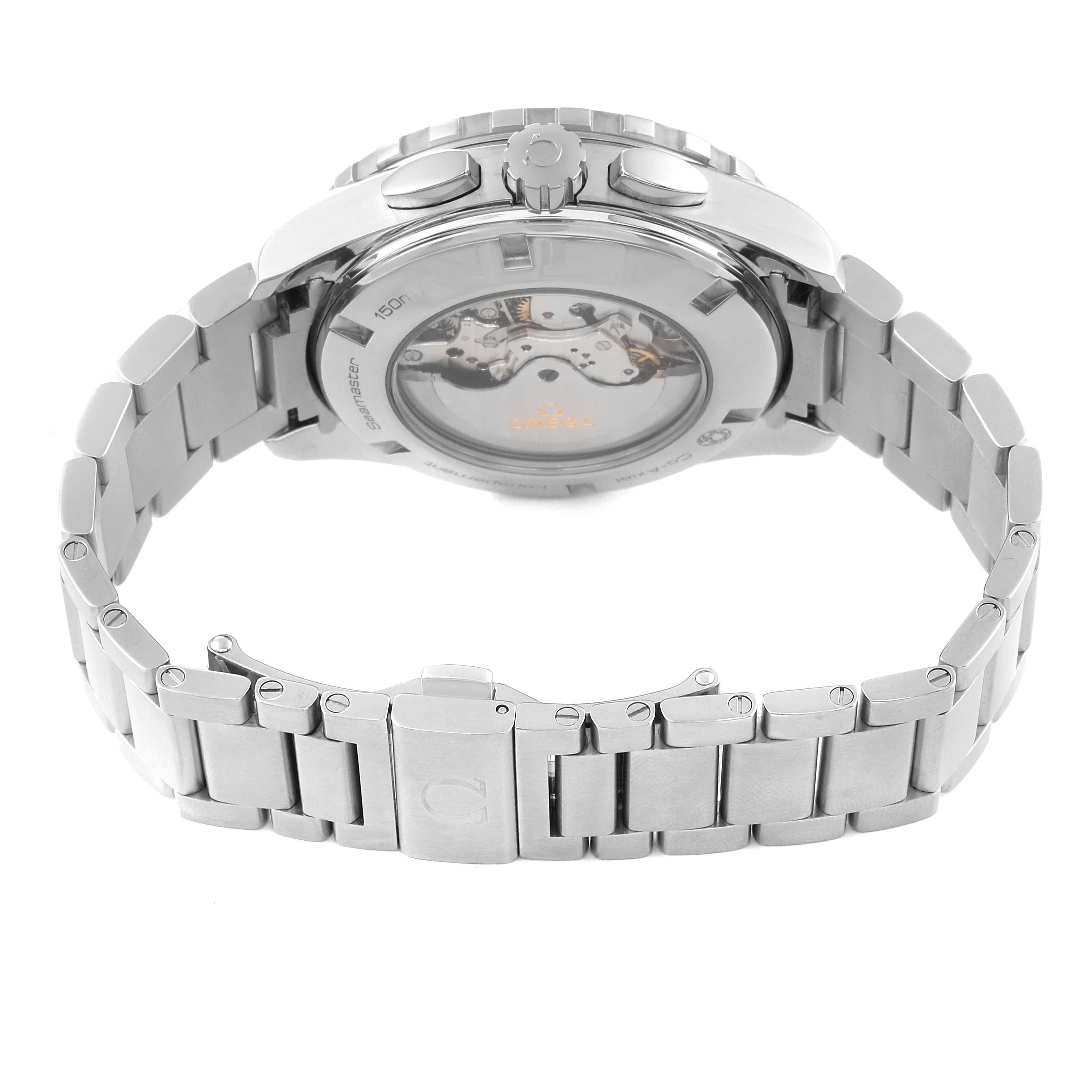 Omega Seamaster GMT Cronografo Uomo in Acciaio 231.10.44.52.04.001 Box Card 5
