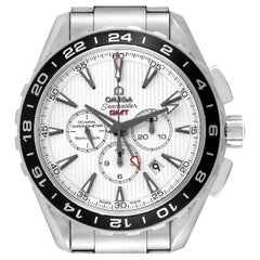 Omega Seamaster GMT Chronograph Steel Mens Watch 231.10.44.52.04.001 Box Card