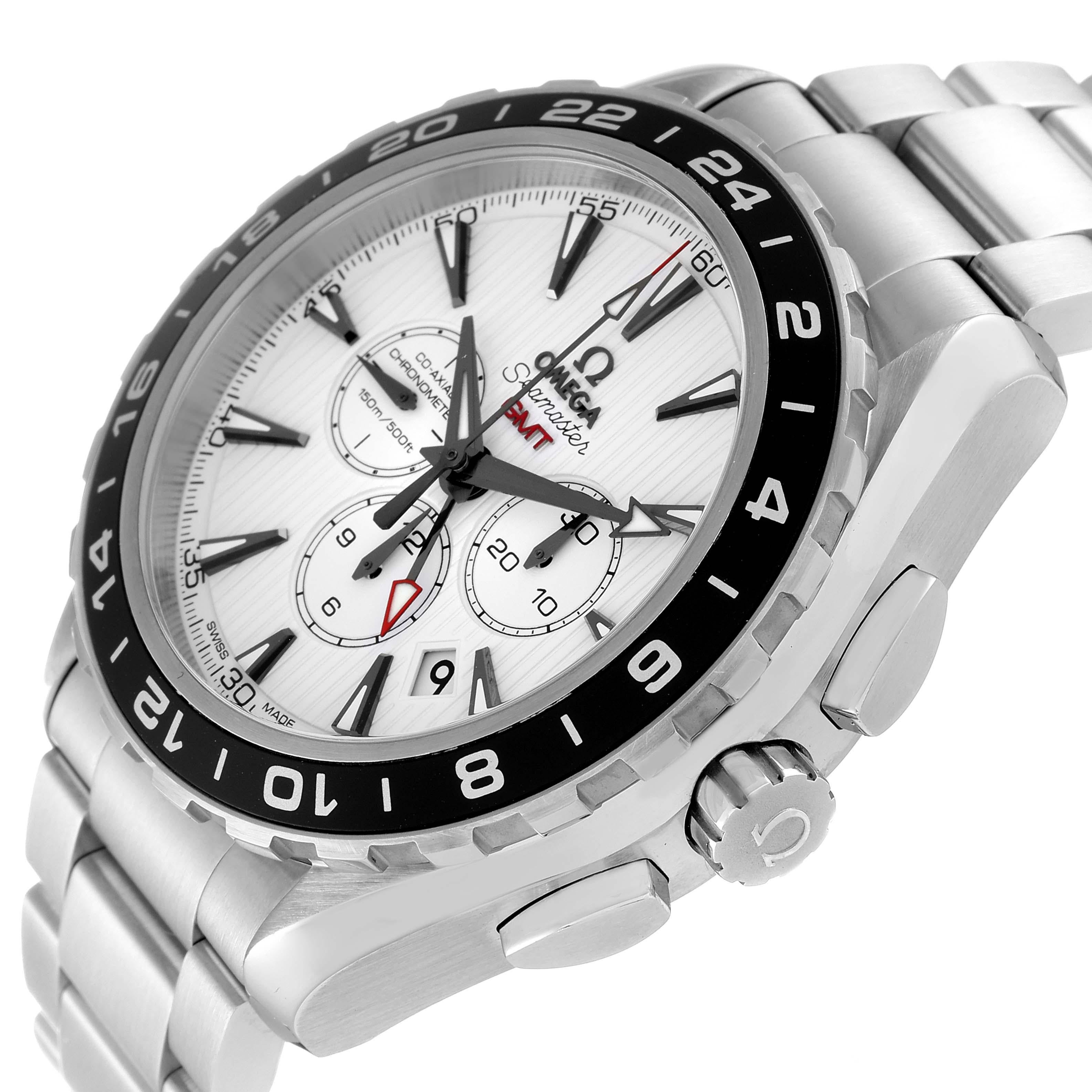 Omega Seamaster GMT Chronograph Steel Mens Watch 231.10.44.52.04.001 Card 1