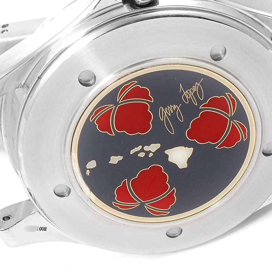 Omega Seamaster GMT Gerry Lopez Limited Edition Mens Watch 2536.50.00 In Good Condition For Sale In Atlanta, GA