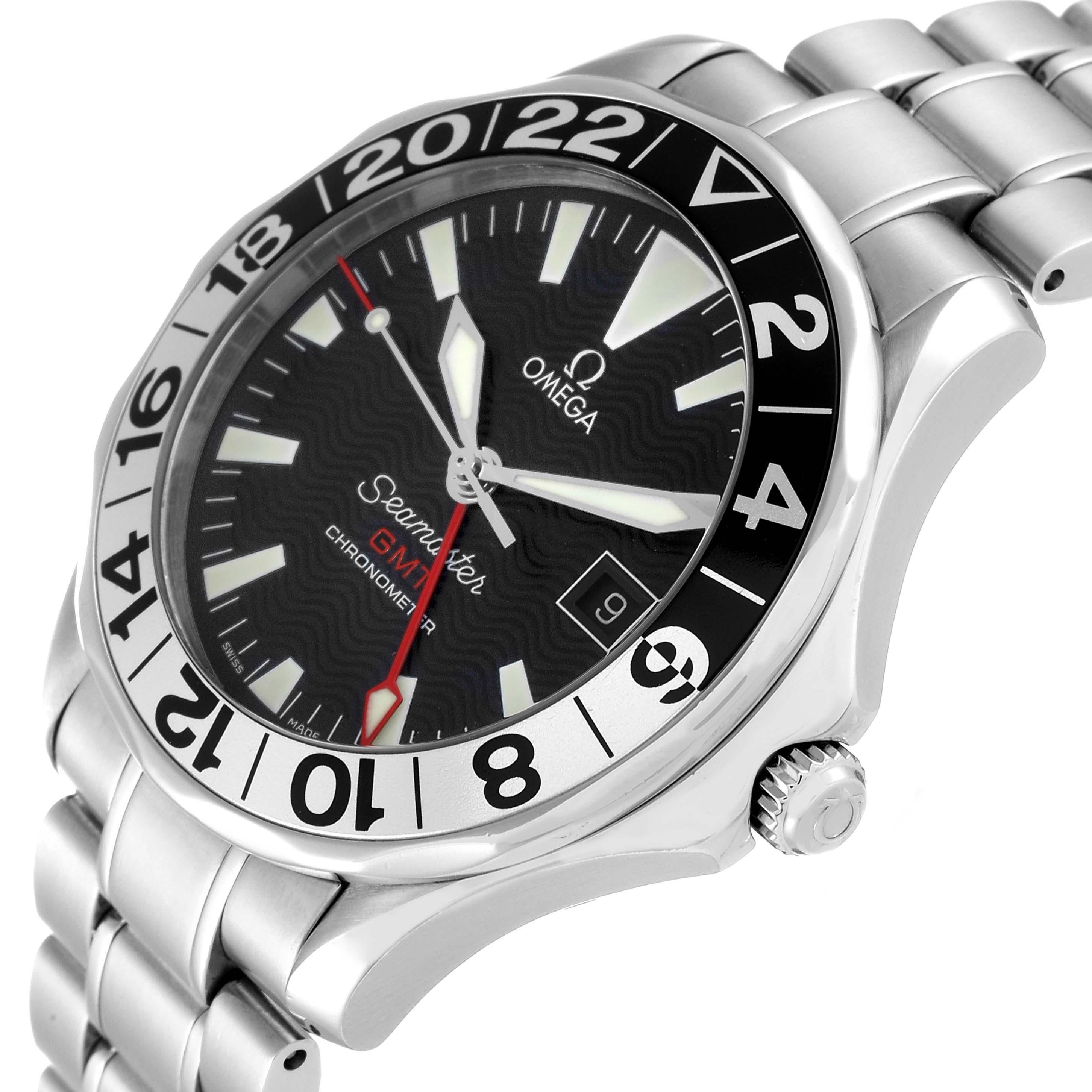 Omega Seamaster GMT Gerry Lopez Limited Edition Steel Mens Watch 2536.50.00 Card 1