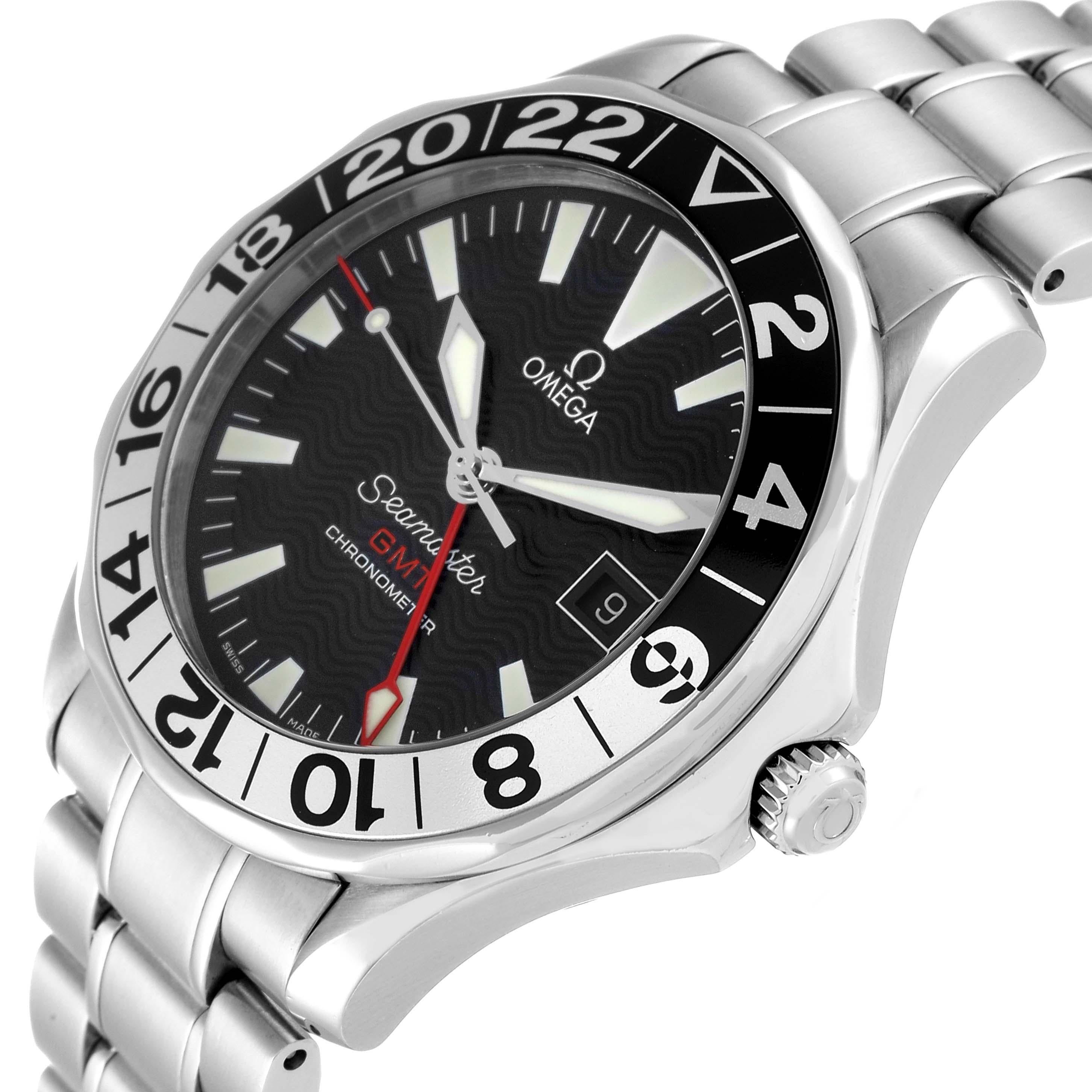 Men's Omega Seamaster GMT Gerry Lopez Limited Edition Steel Mens Watch 2536.50.00 Card