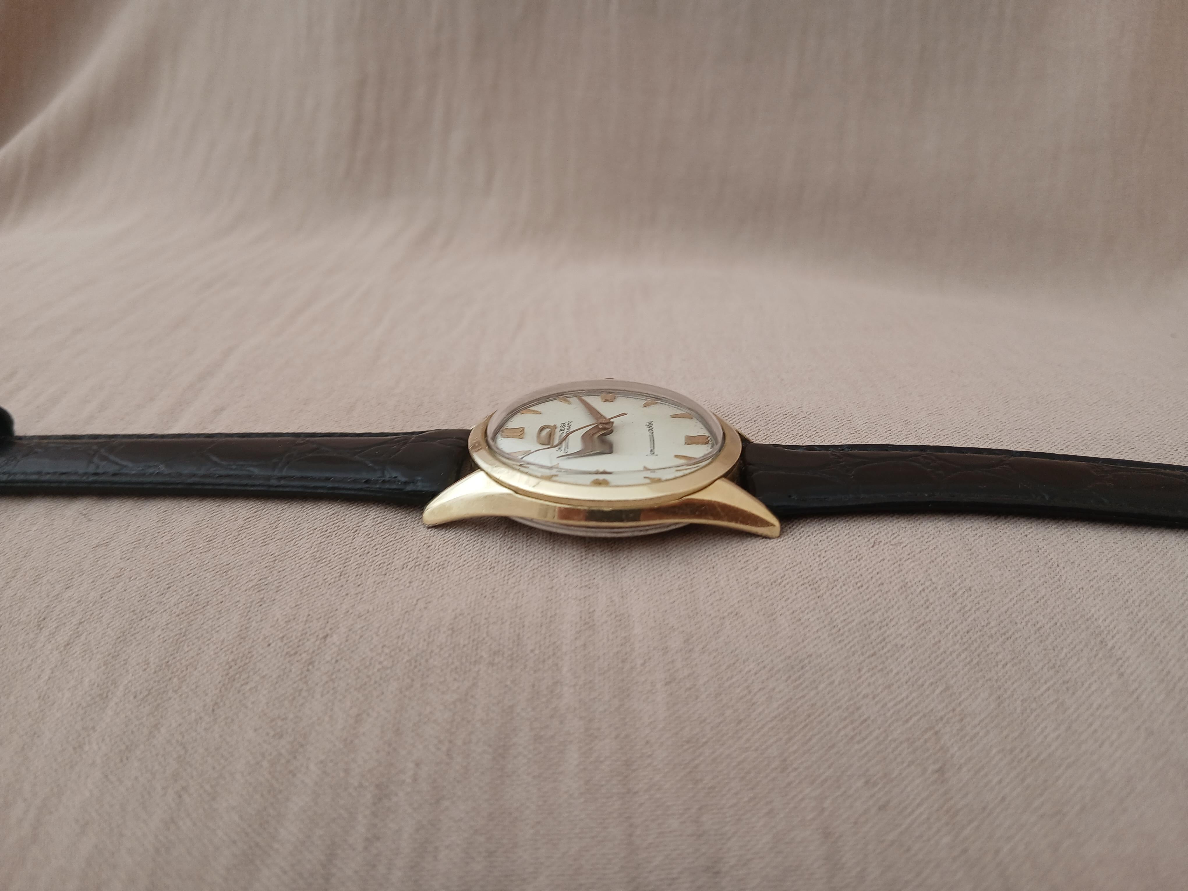 Omega Seamaster Gold Capped 2802-11 SC Shark Tooth Automatic cal. 471 vintage M en venta 11