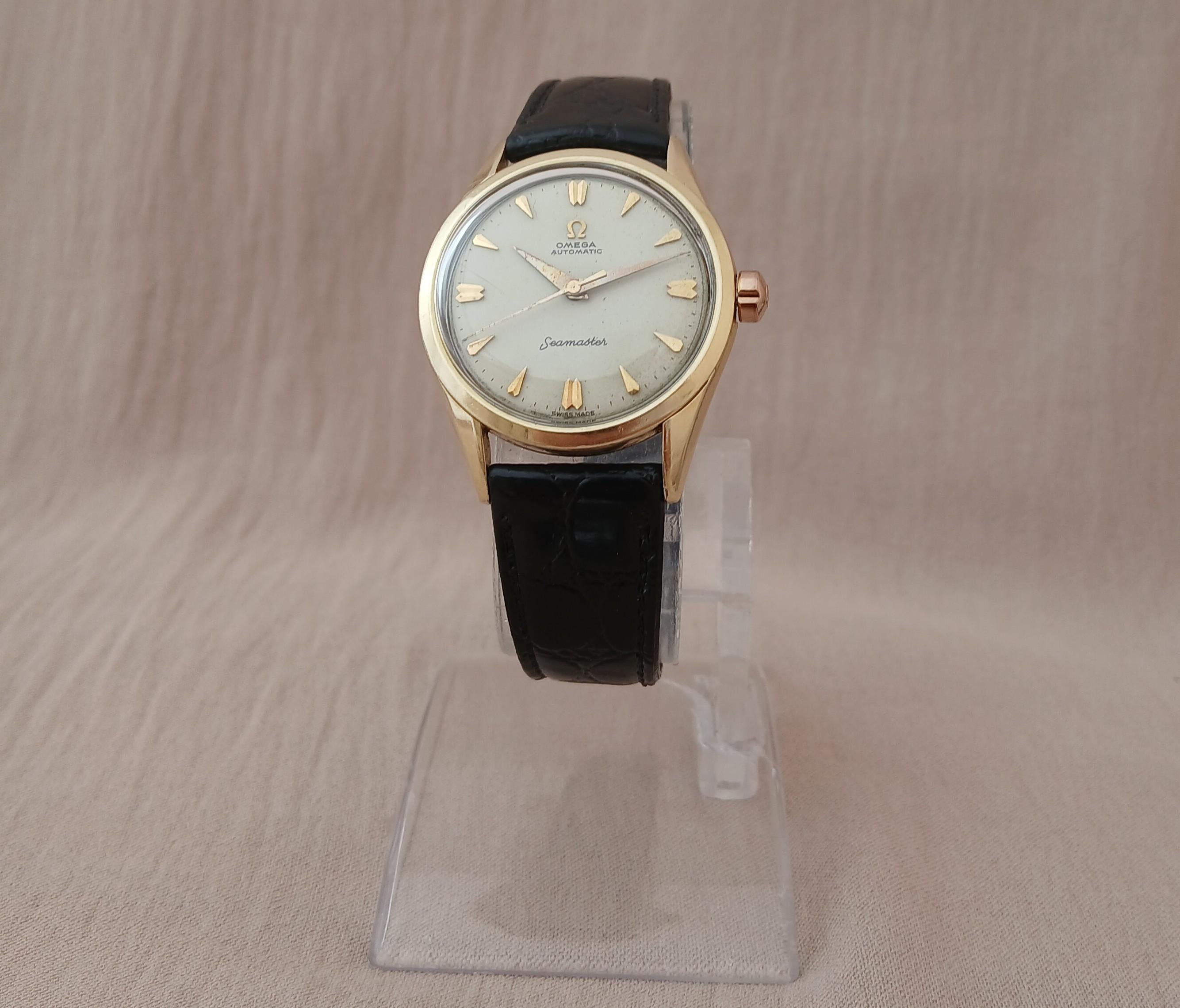 Femenino o masculino Omega Seamaster Gold Capped 2802-11 SC Shark Tooth Automatic cal. 471 vintage M en venta