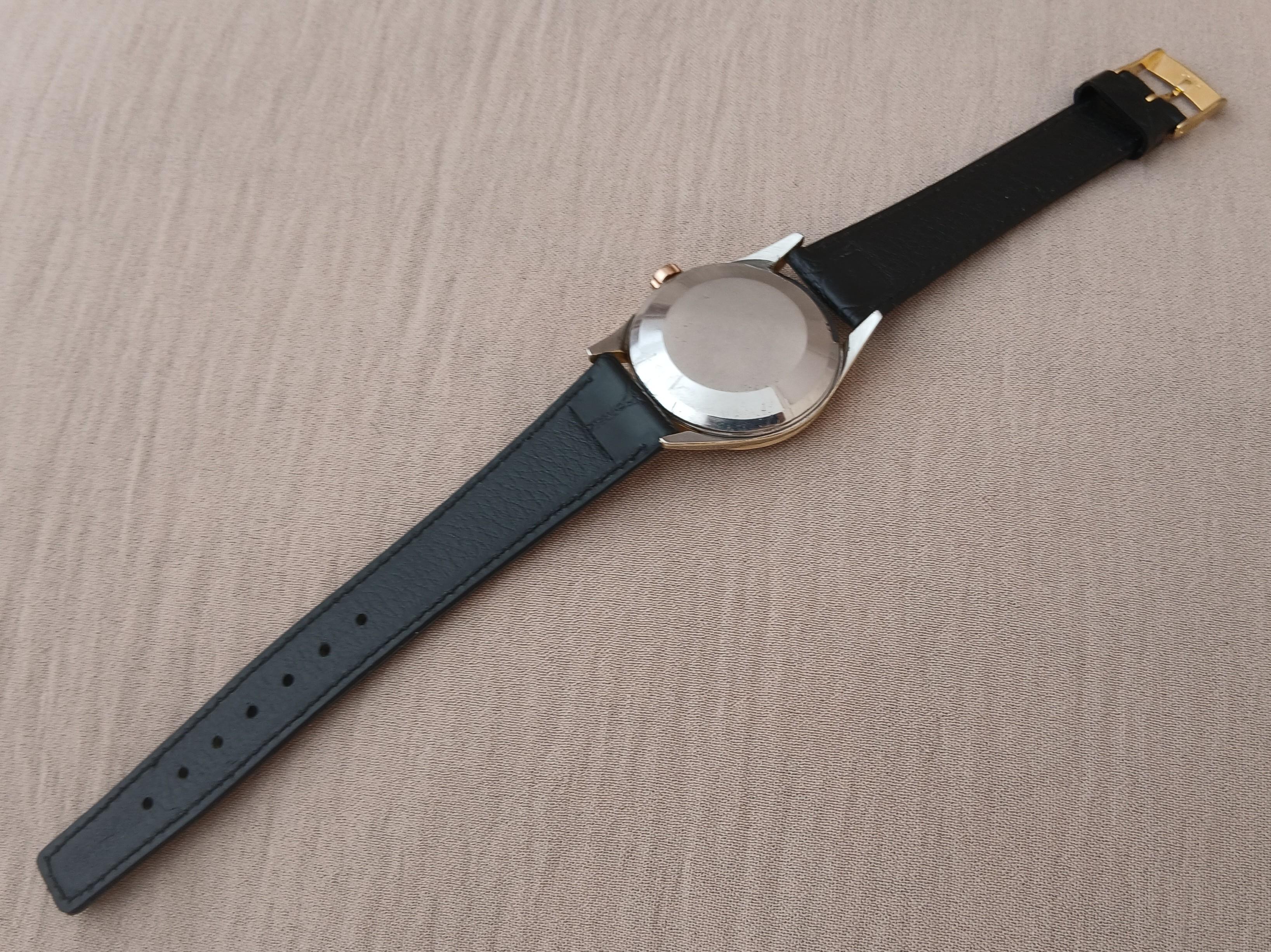 Omega Seamaster Gold Capped 2802-11 SC Shark Tooth Automatic cal. 471 vintage M en venta 5