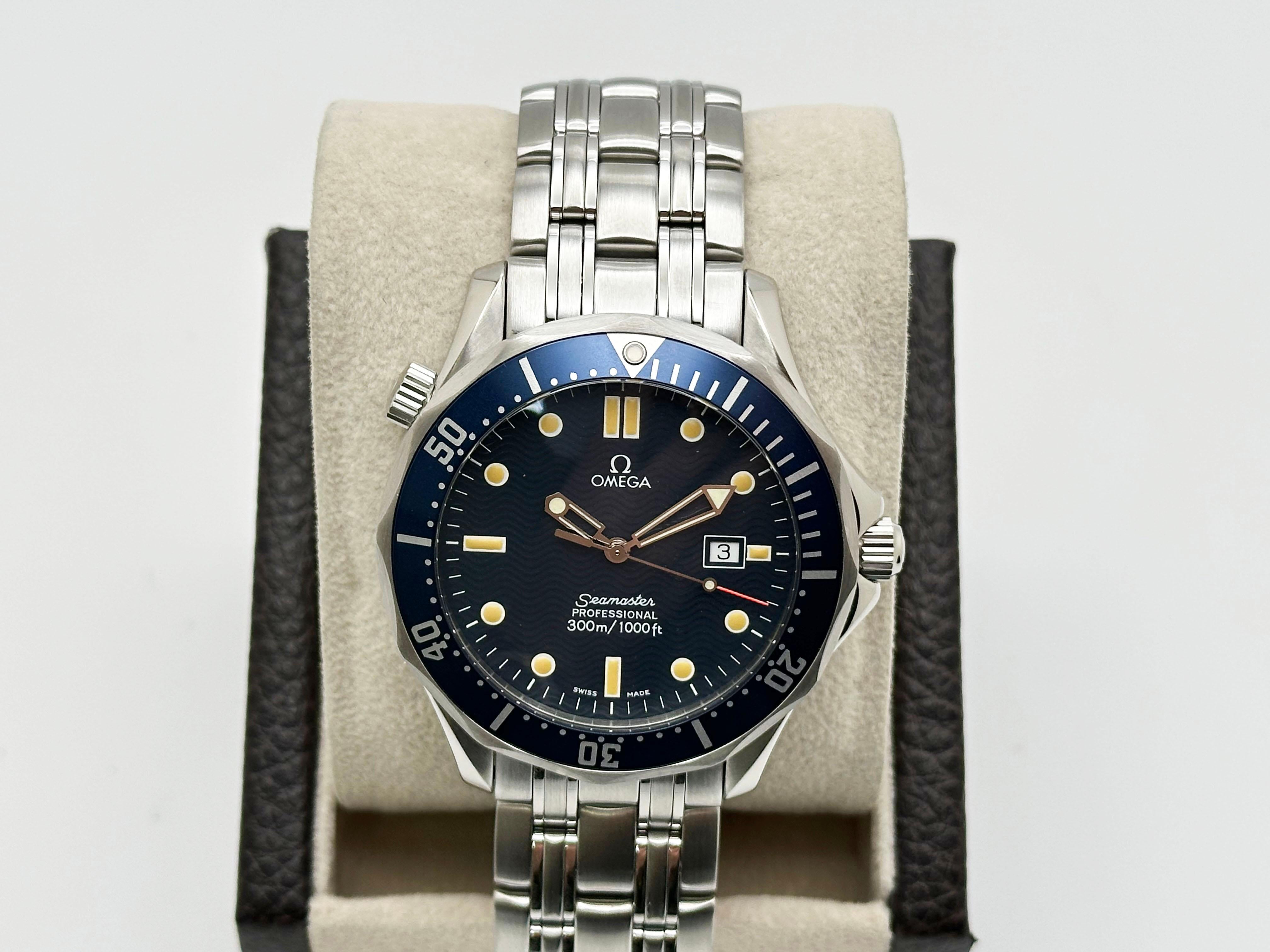 Omega Seamaster Golden Eye James Bond 2541.80.00 Blue Dial Stainless Steel 41mm Unisexe en vente