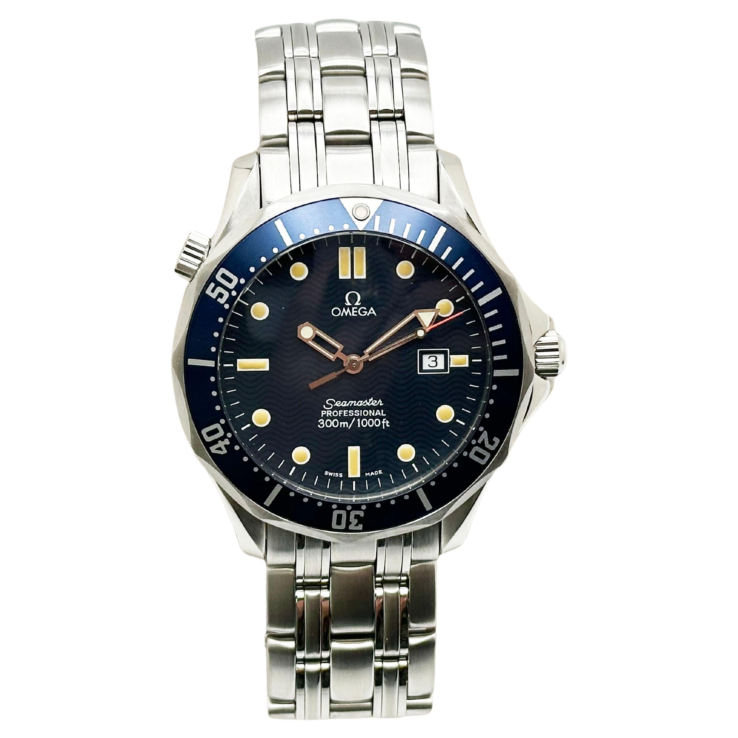 Omega Seamaster Golden Eye James Bond 2541.80.00 Blue Dial Stainless Steel 41mm