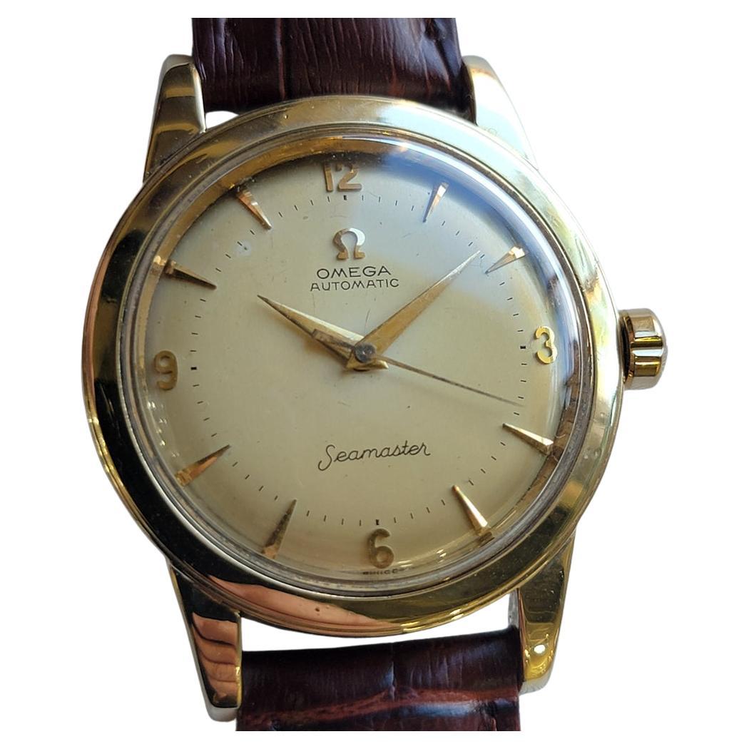 Omega Seamaster GX 6267 Gold Capped 35mm Mens 1950s Bumper Automatic RA720