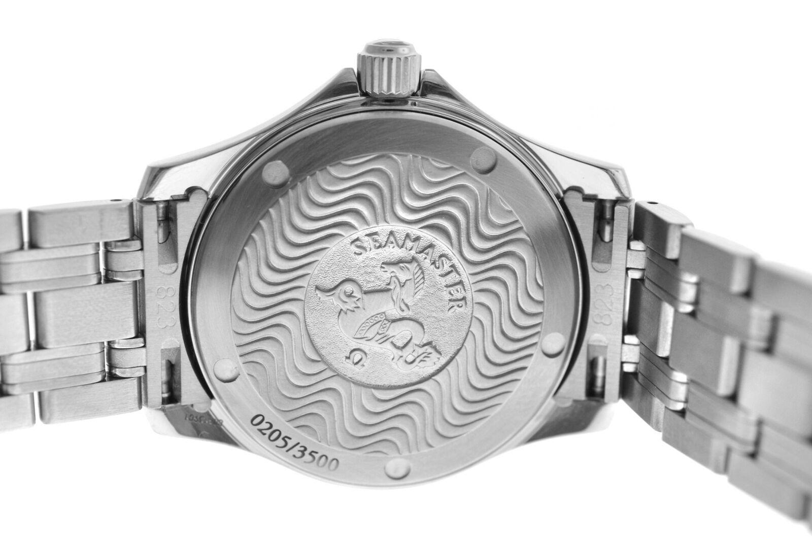 Omega Seamaster Jacques Mayol 2002 Limitierte Auflage 2508.80 Chronometer-Uhr im Zustand „Hervorragend“ im Angebot in New York, NY
